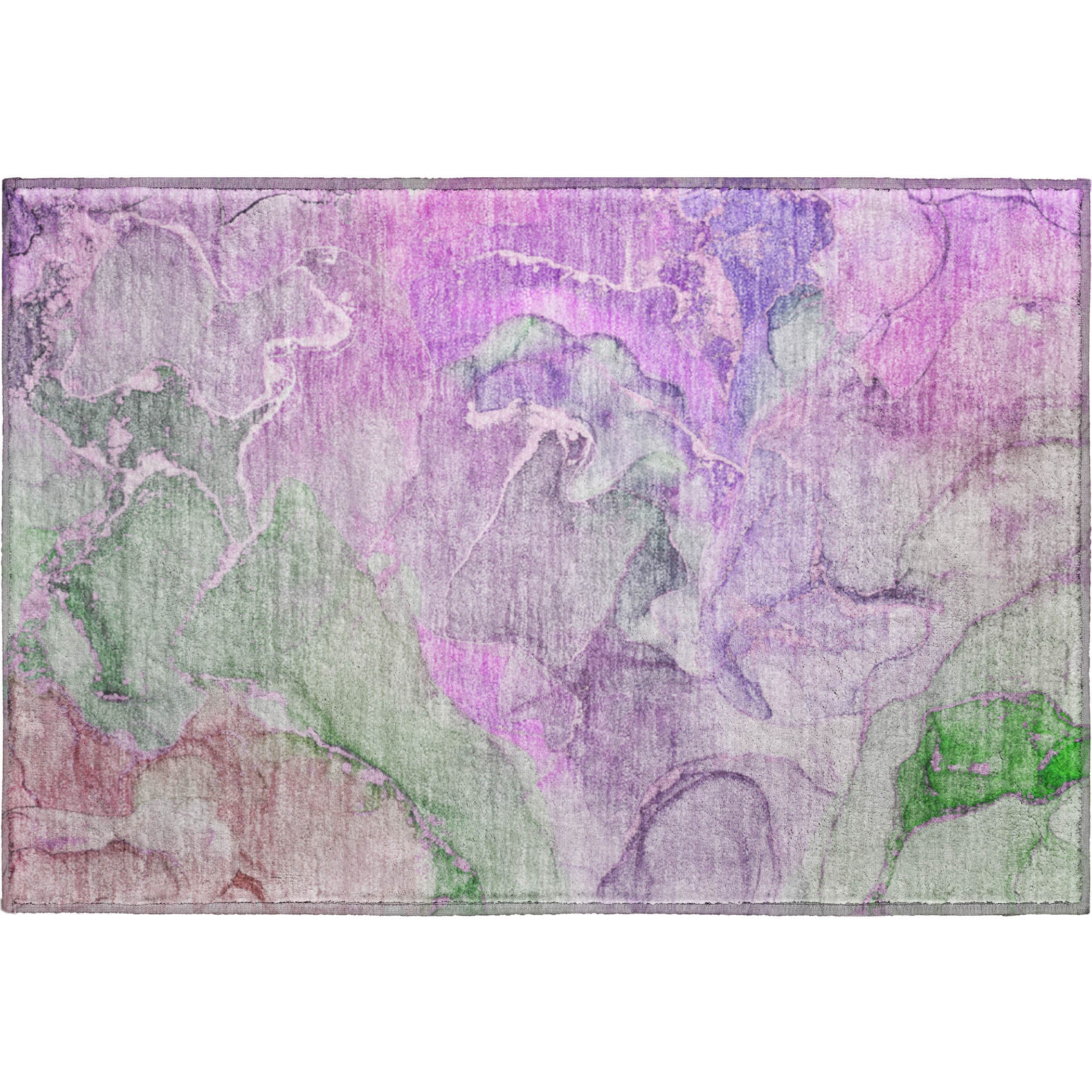 Marrakech Machine Washable Contemporary Purple Rug 1'8" x 2'6" #shape_Rectangle