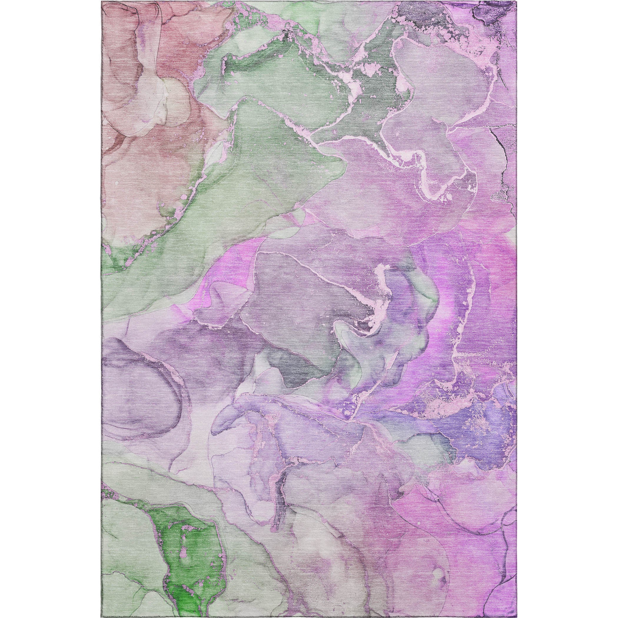 Marrakech Machine Washable Contemporary Purple Rug 2'6" x 3'10" #shape_Rectangle