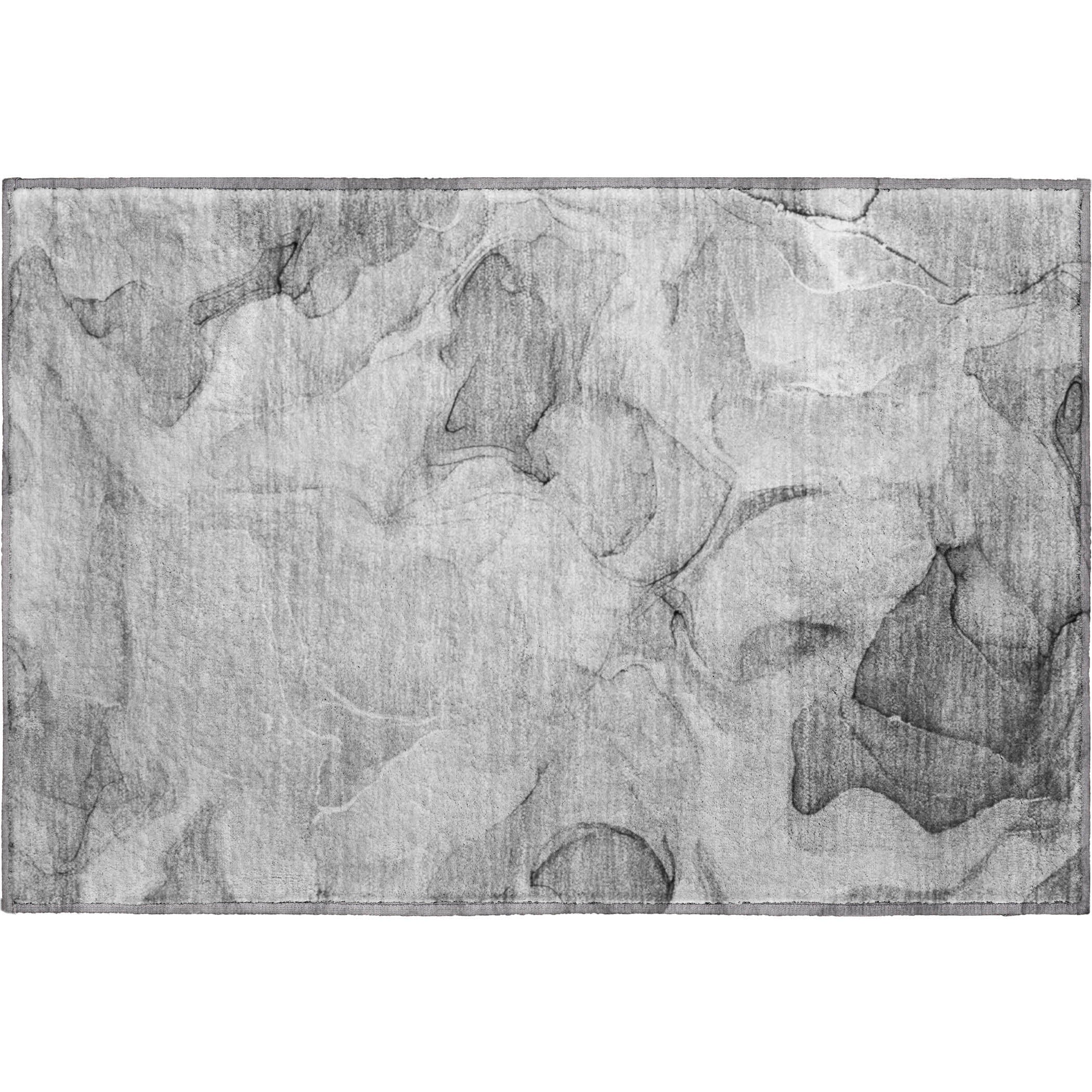 Chiang Mai Machine Washable Transitional Gray Rug 1'8" x 2'6" #shape_Rectangle