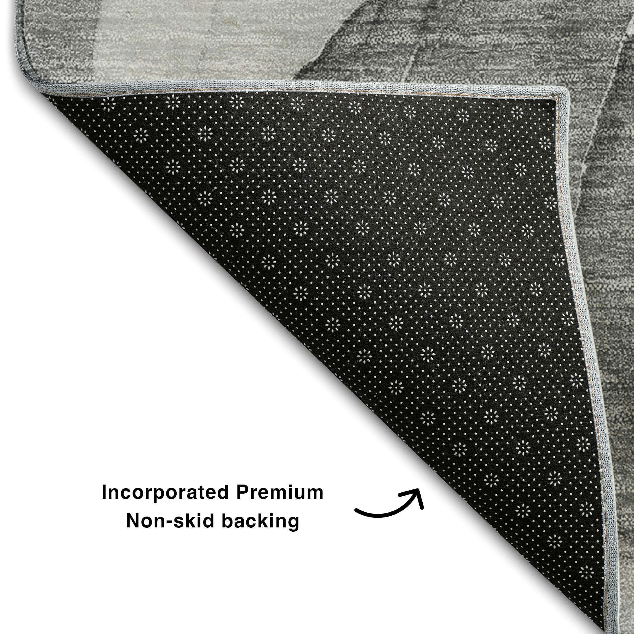 Chiang Mai Machine Washable Transitional Gray Rug 1'8" x 2'6" #shape_Rectangle