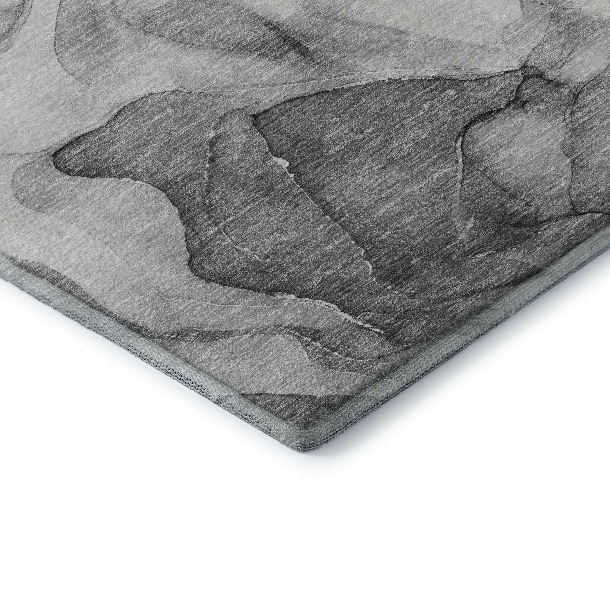 Chiang Mai Machine Washable Transitional Gray Rug 1'8" x 2'6" #shape_Rectangle
