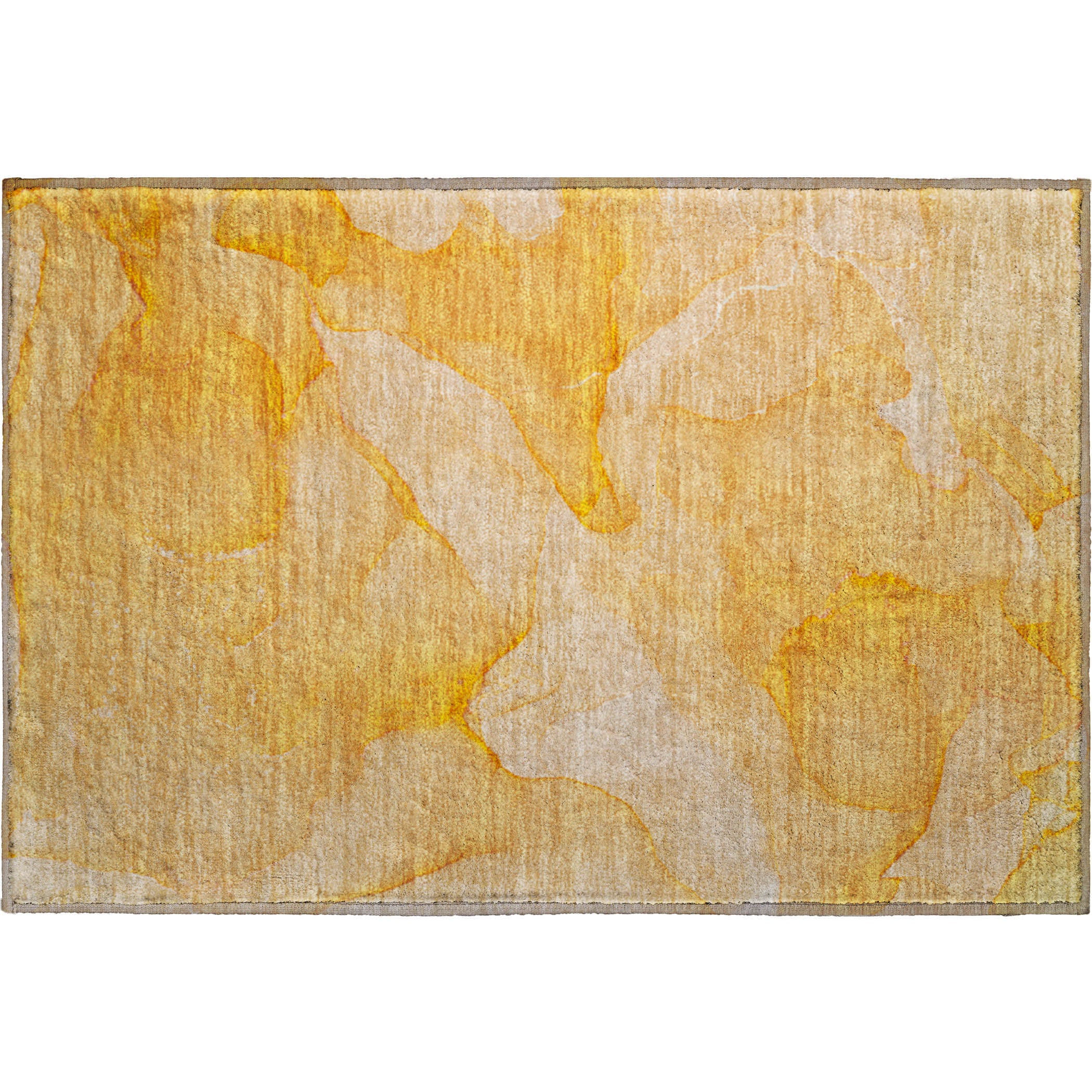 Lima Machine Washable Transitional Orange Rug 1'8" x 2'6" #shape_Rectangle