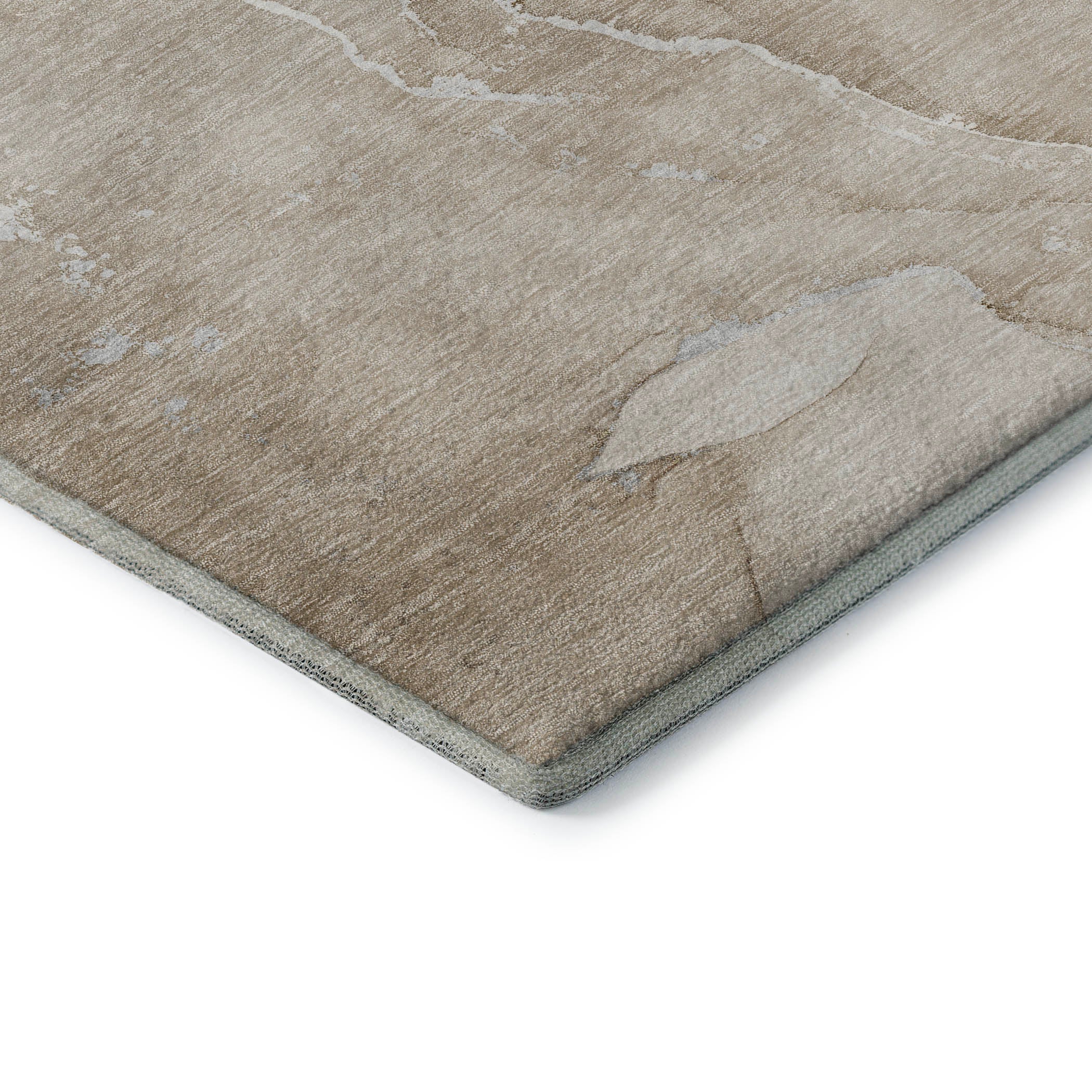 Cairo Machine Washable Transitional Beige Brown Rug 1'8" x 2'6" #shape_Rectangle