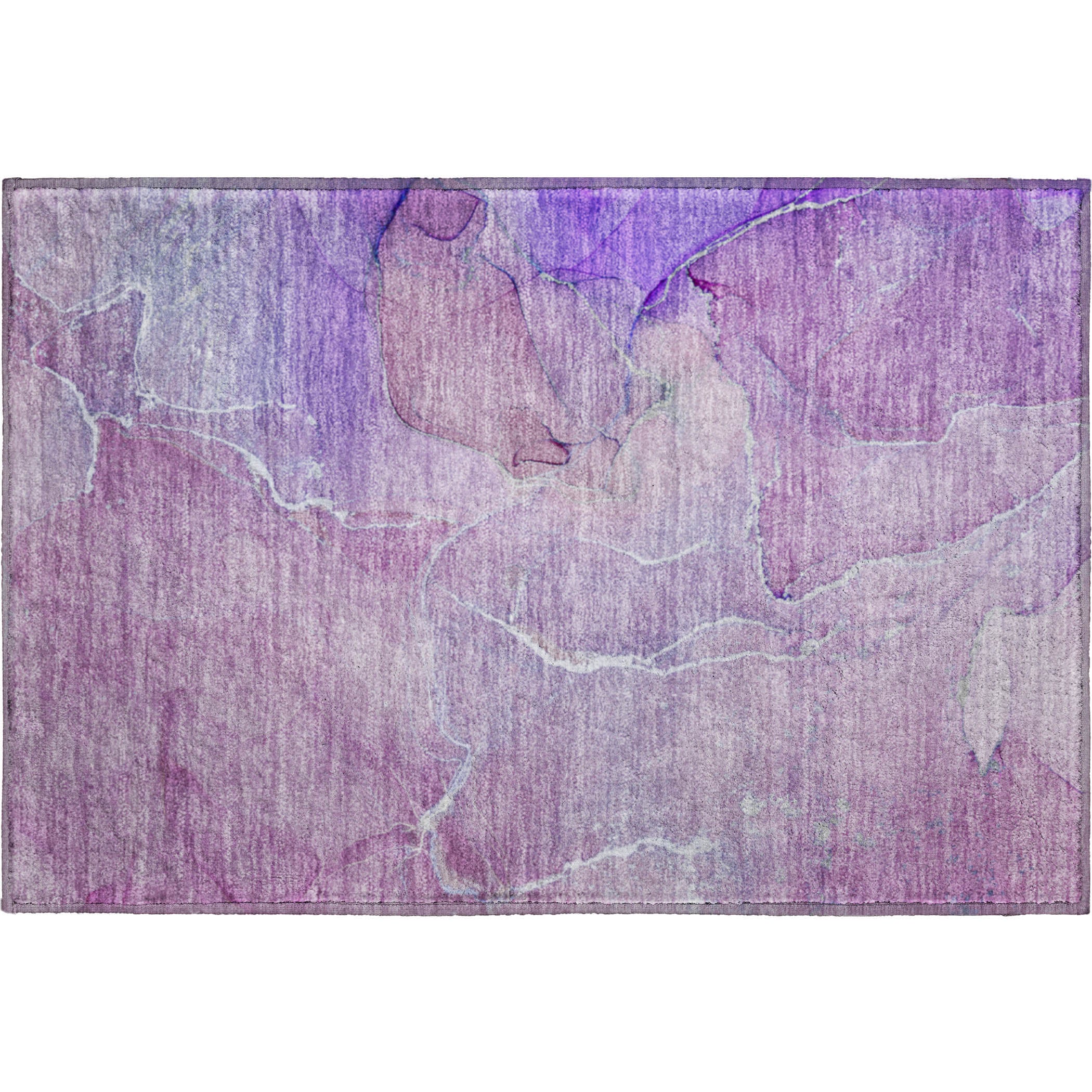 Cairo Machine Washable Transitional Purple Rug 1'8" x 2'6" #shape_Rectangle
