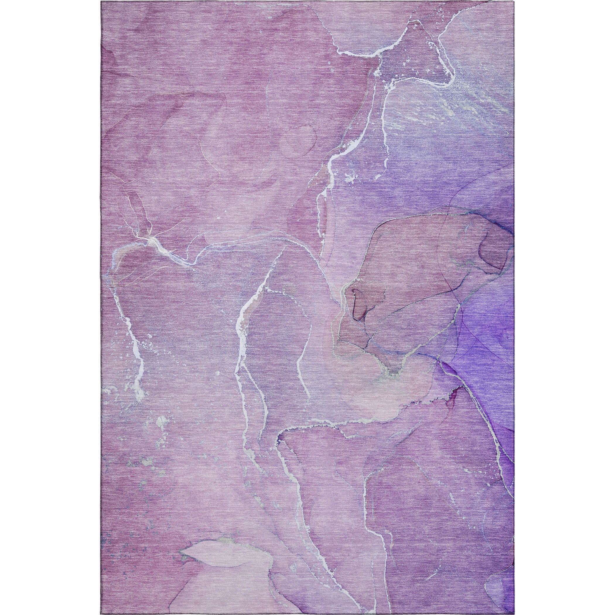 Cairo Machine Washable Transitional Purple Rug 2'6" x 3'10" #shape_Rectangle