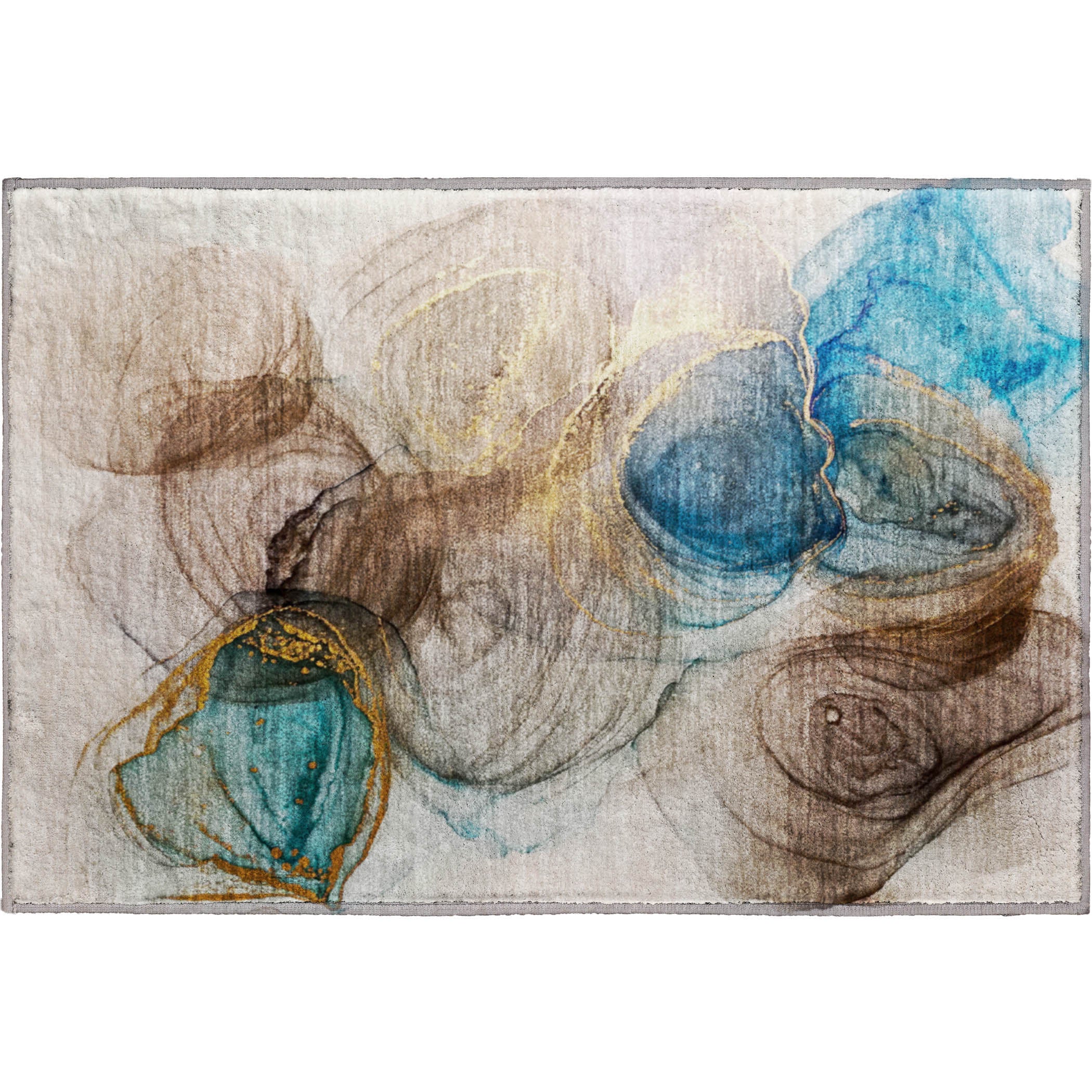 Lima Machine Washable Transitional Beige Brown Rug 1'8" x 2'6" #shape_Rectangle