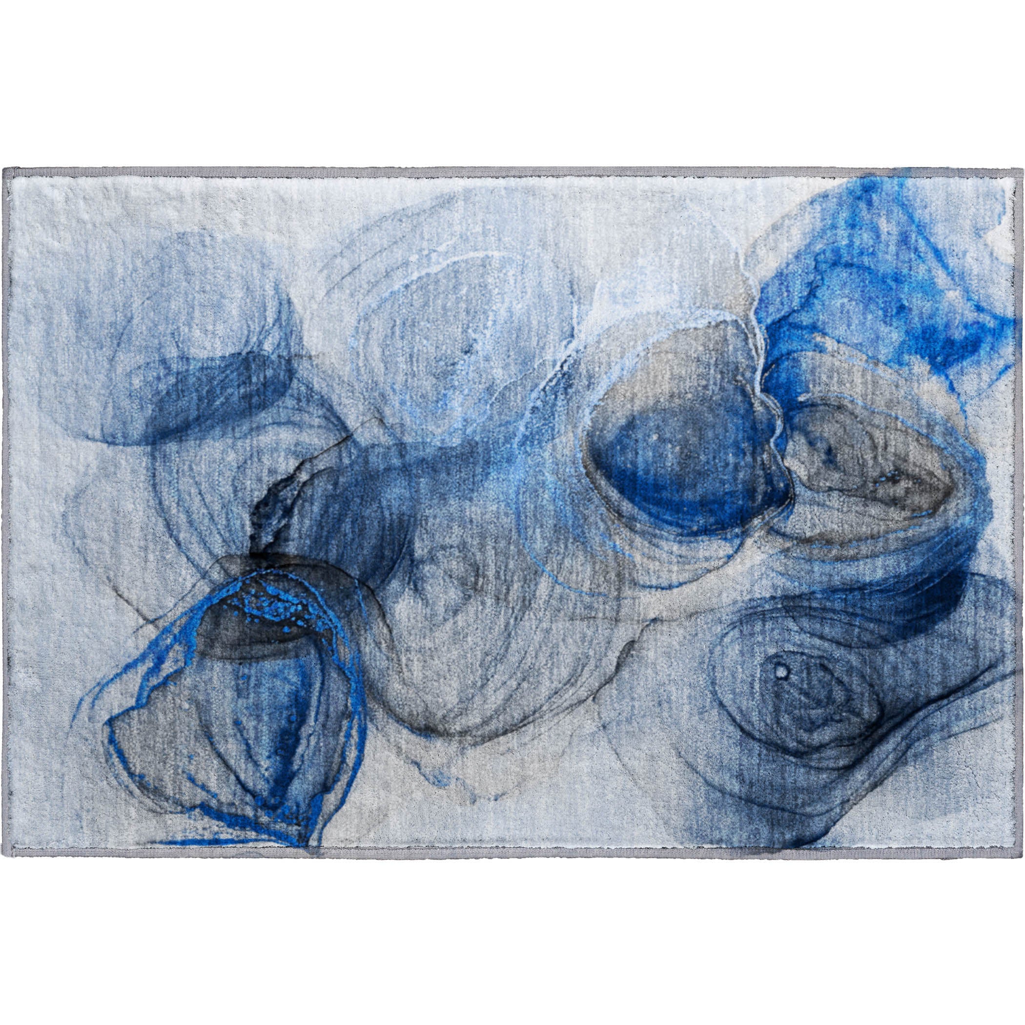 Lima Machine Washable Transitional Navy Blue Rug 1'8" x 2'6" #shape_Rectangle