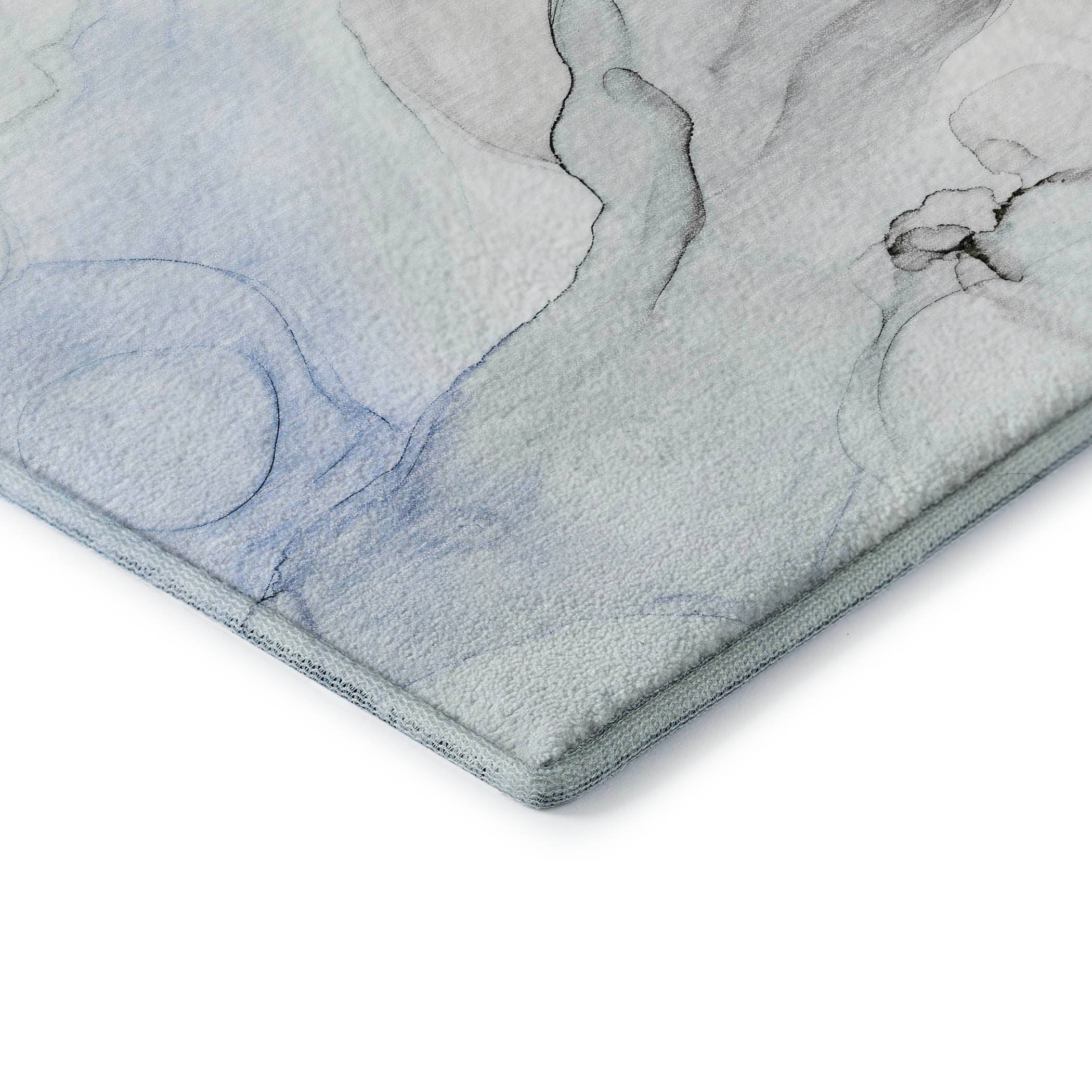 Porto Machine Washable Transitional Blue Rug 1'8" x 2'6" #shape_Rectangle