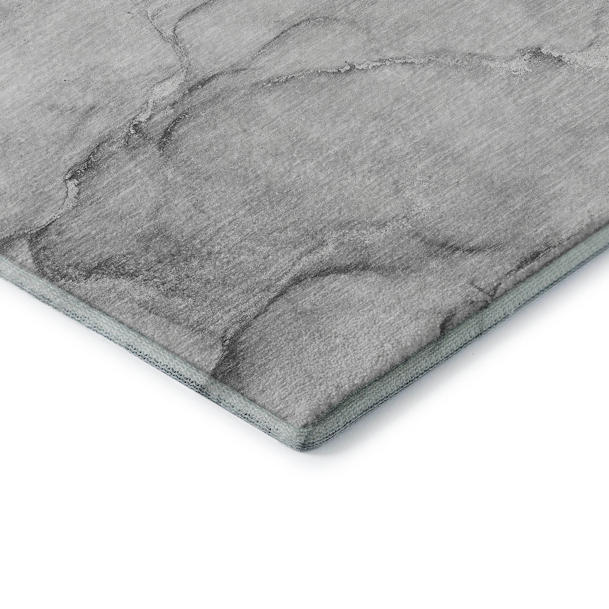 Porto Machine Washable Transitional Gray Rug 1'8" x 2'6" #shape_Rectangle