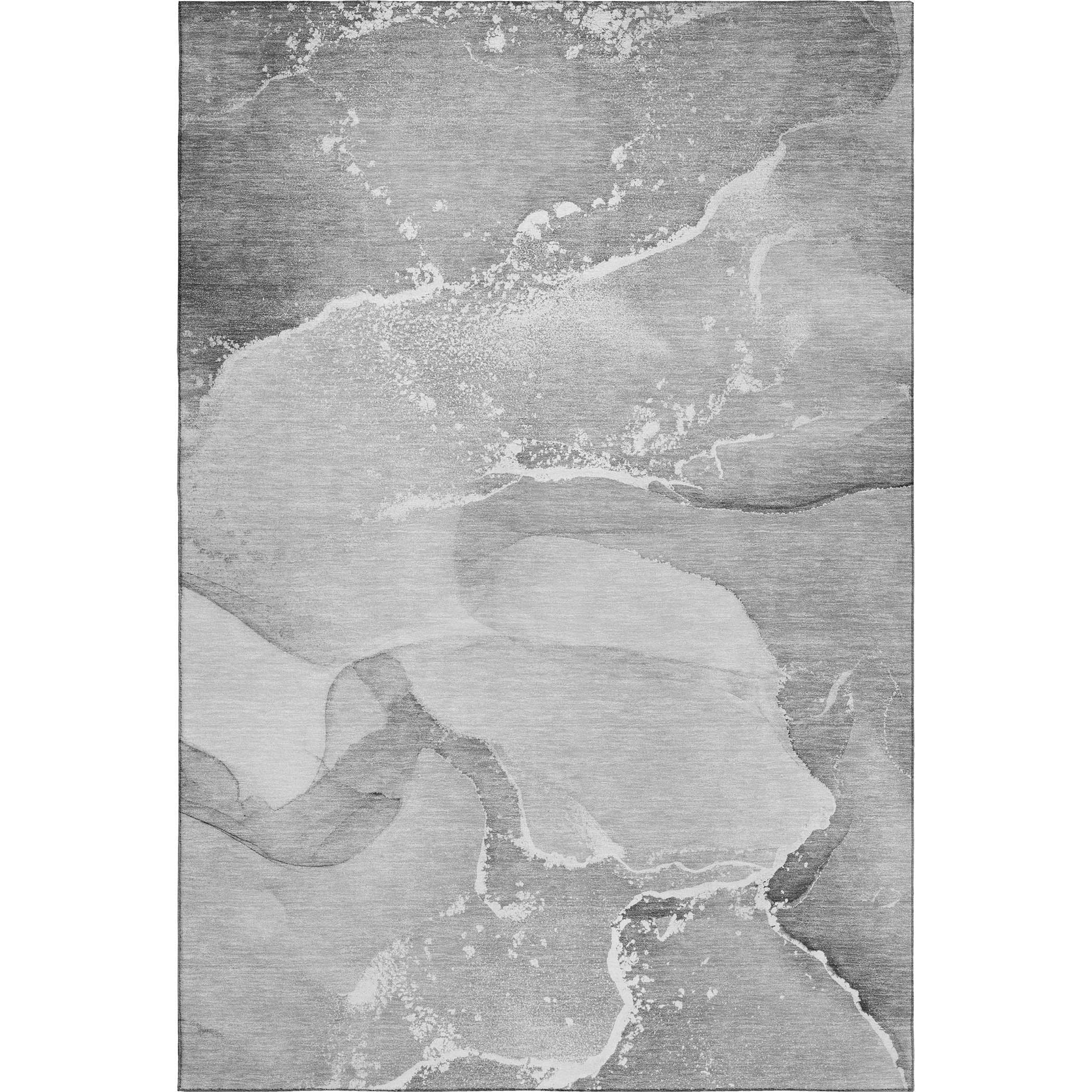 Bruges Machine Washable Transitional Gray Rug 2'6" x 3'10" #shape_Rectangle