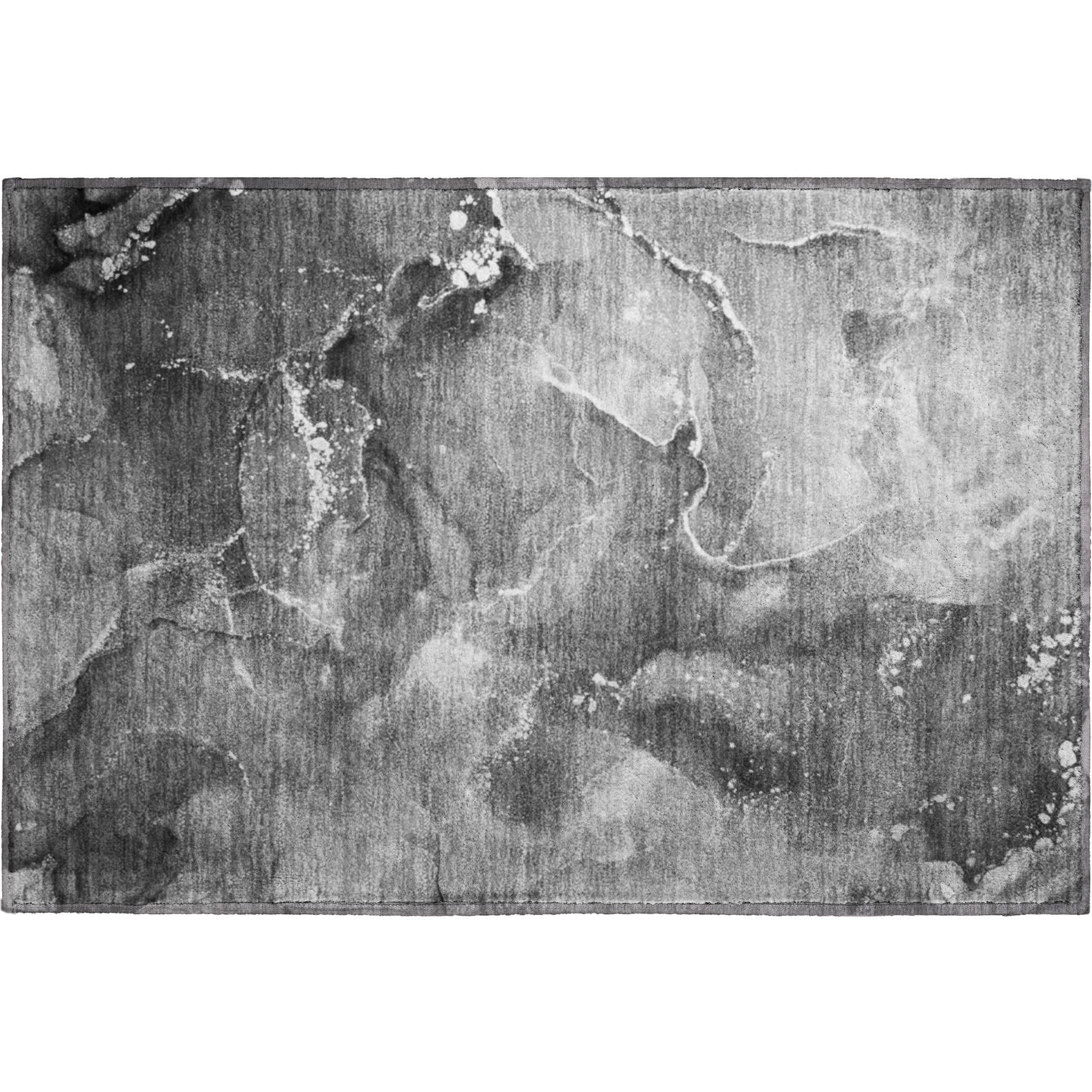 Vienna Machine Washable Transitional Gray Rug 1'8" x 2'6" #shape_Rectangle