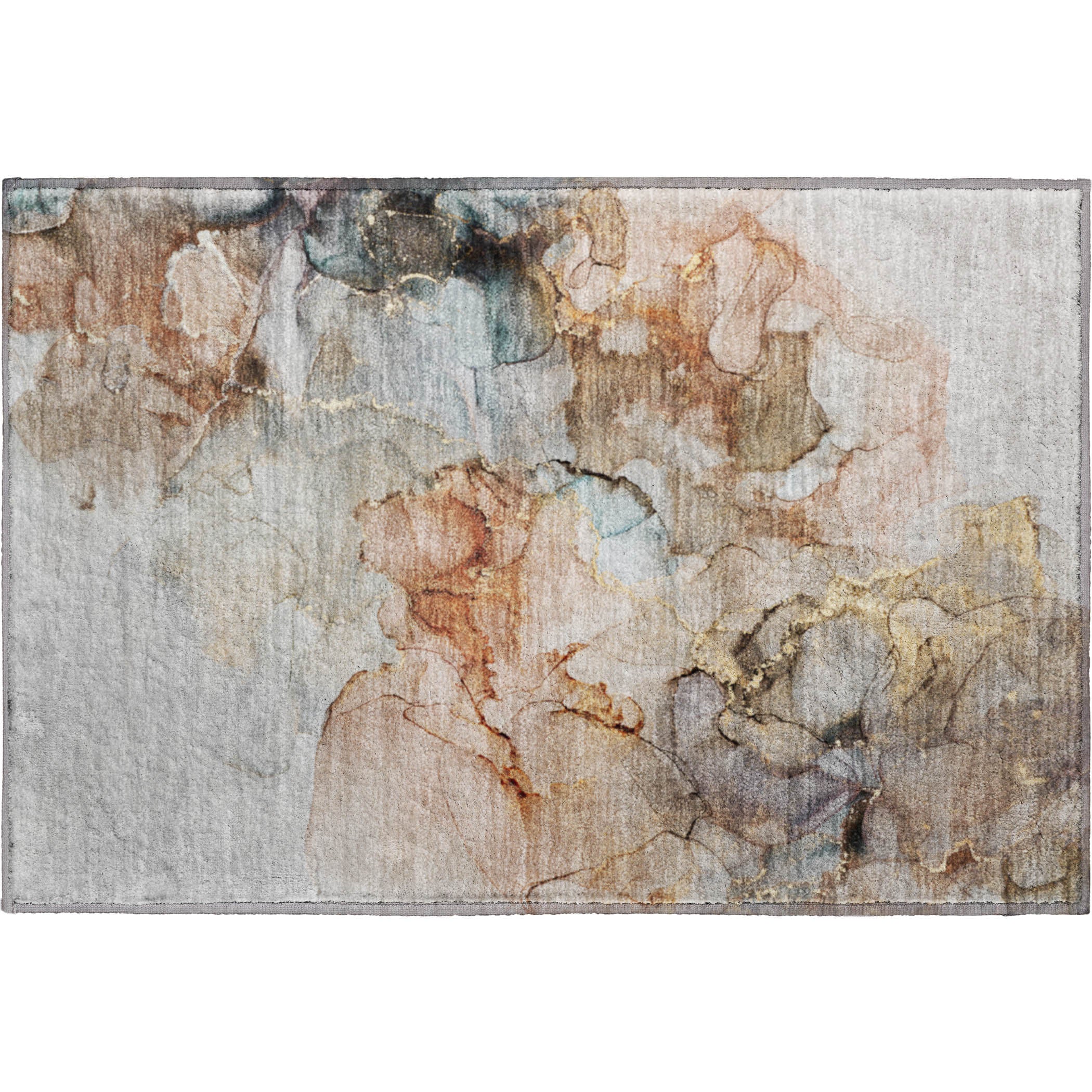 Marrakech Machine Washable Transitional Beige Brown Rug 1'8" x 2'6" #shape_Rectangle