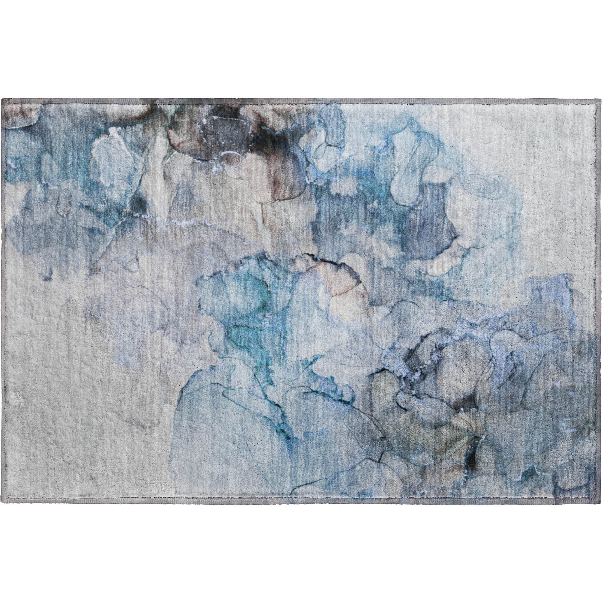 Marrakech Machine Washable Transitional Blue Rug 1'8" x 2'6" #shape_Rectangle