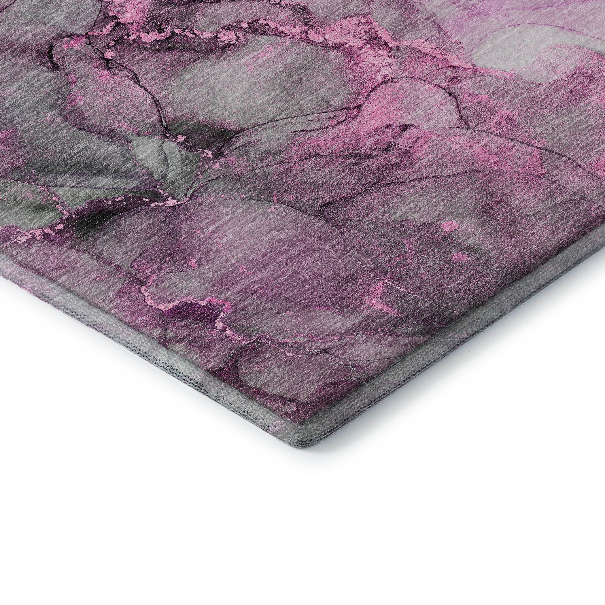 Marrakech Machine Washable Transitional Pink Rug 1'8" x 2'6" #shape_Rectangle