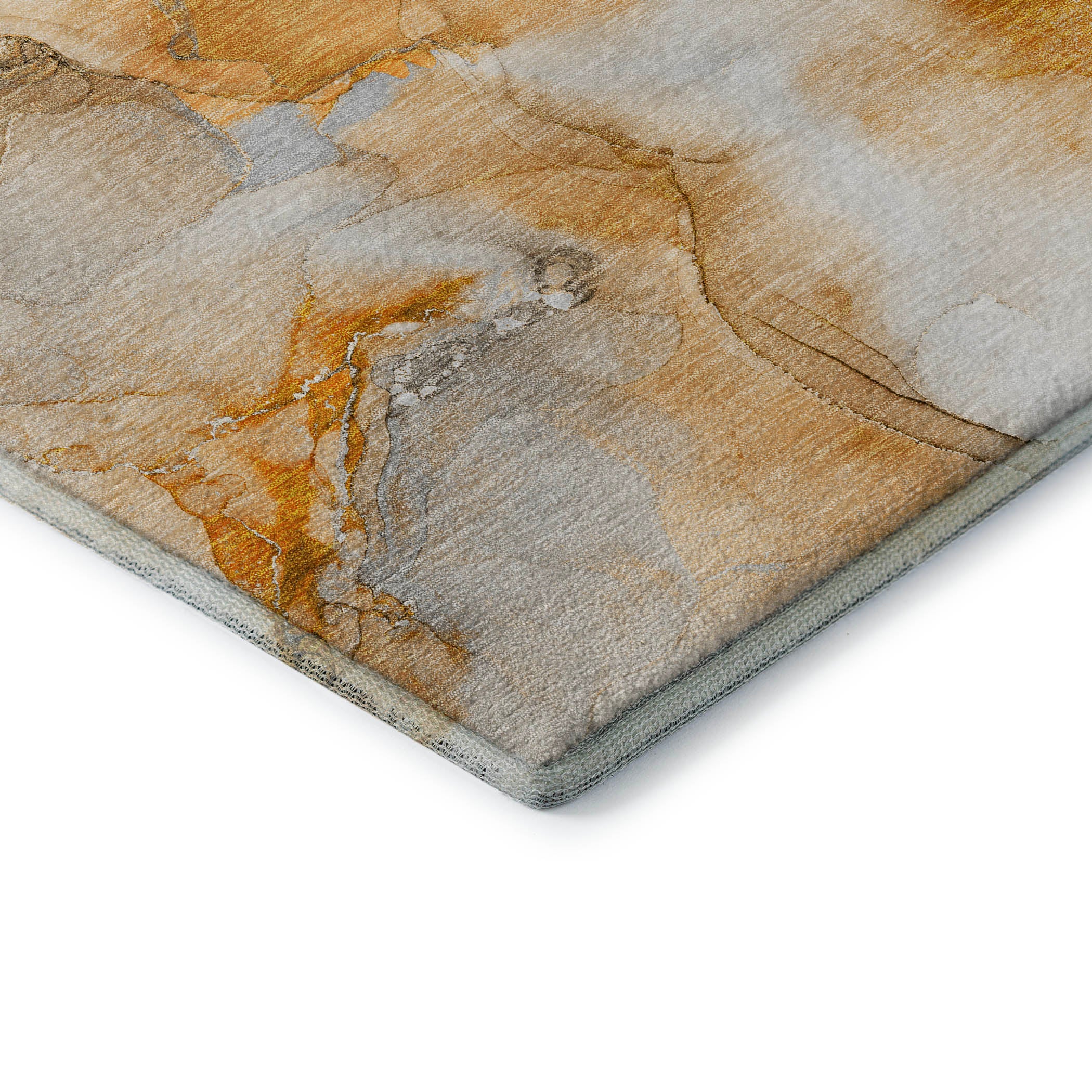 Reykjavik Machine Washable Transitional Orange Rug 1'8" x 2'6" #shape_Rectangle