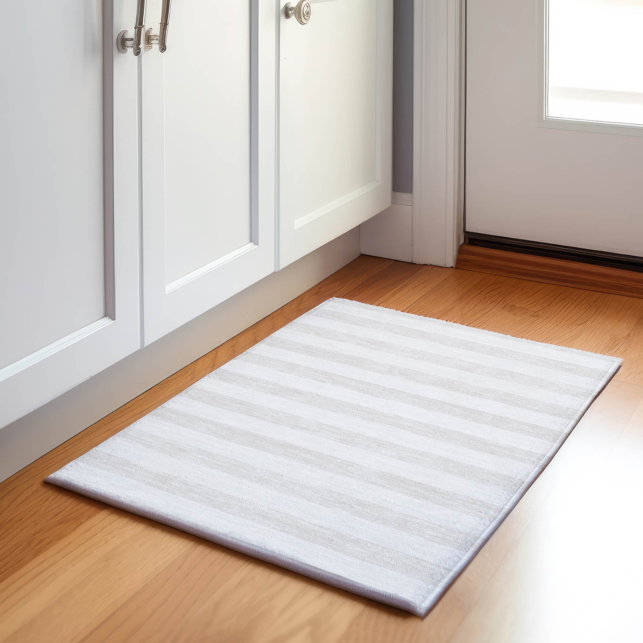 Budapest Machine Washable Transitional Ivory Rug 1'8" x 2'6" #shape_Rectangle