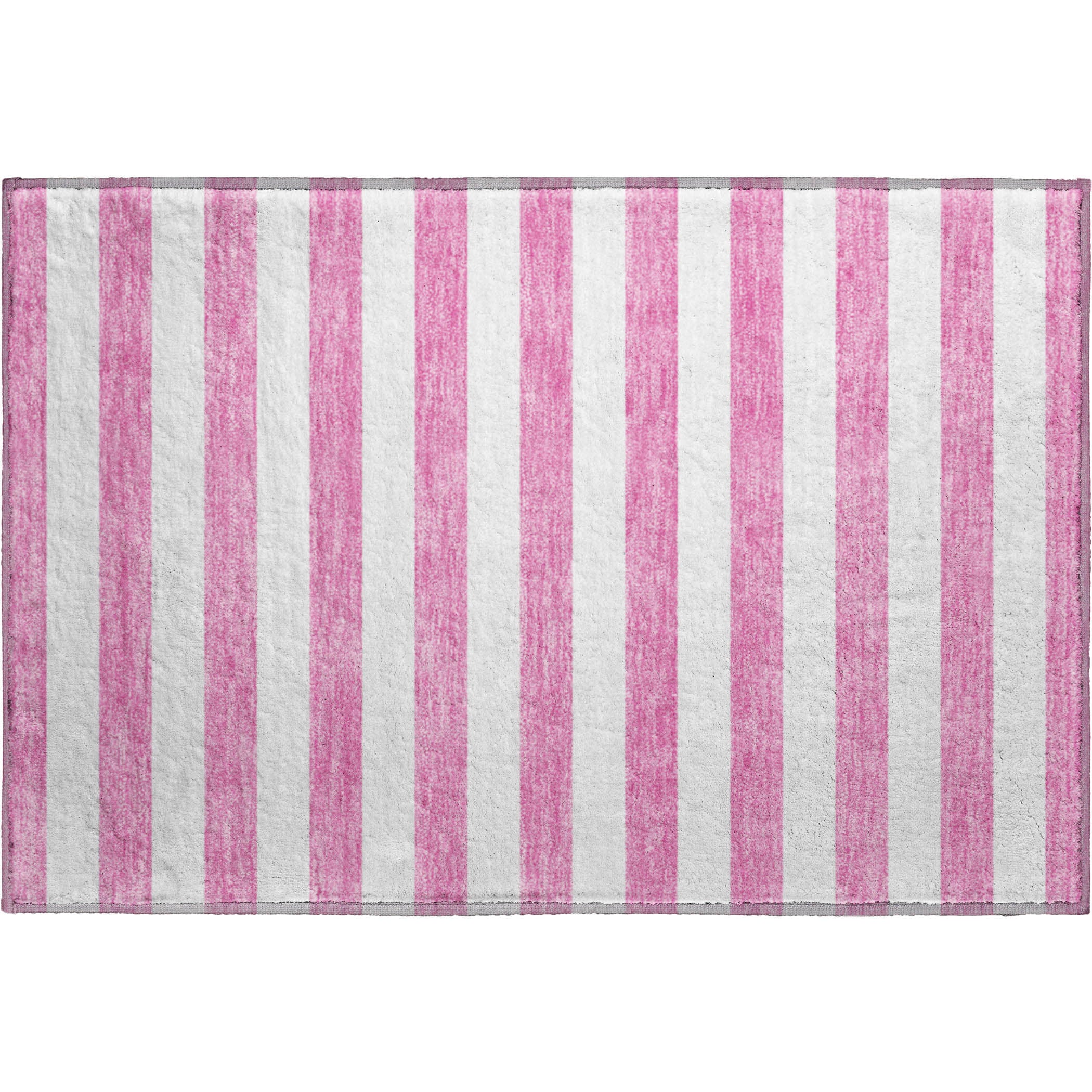 Budapest Machine Washable Transitional Pink Rug 1'8" x 2'6" #shape_Rectangle