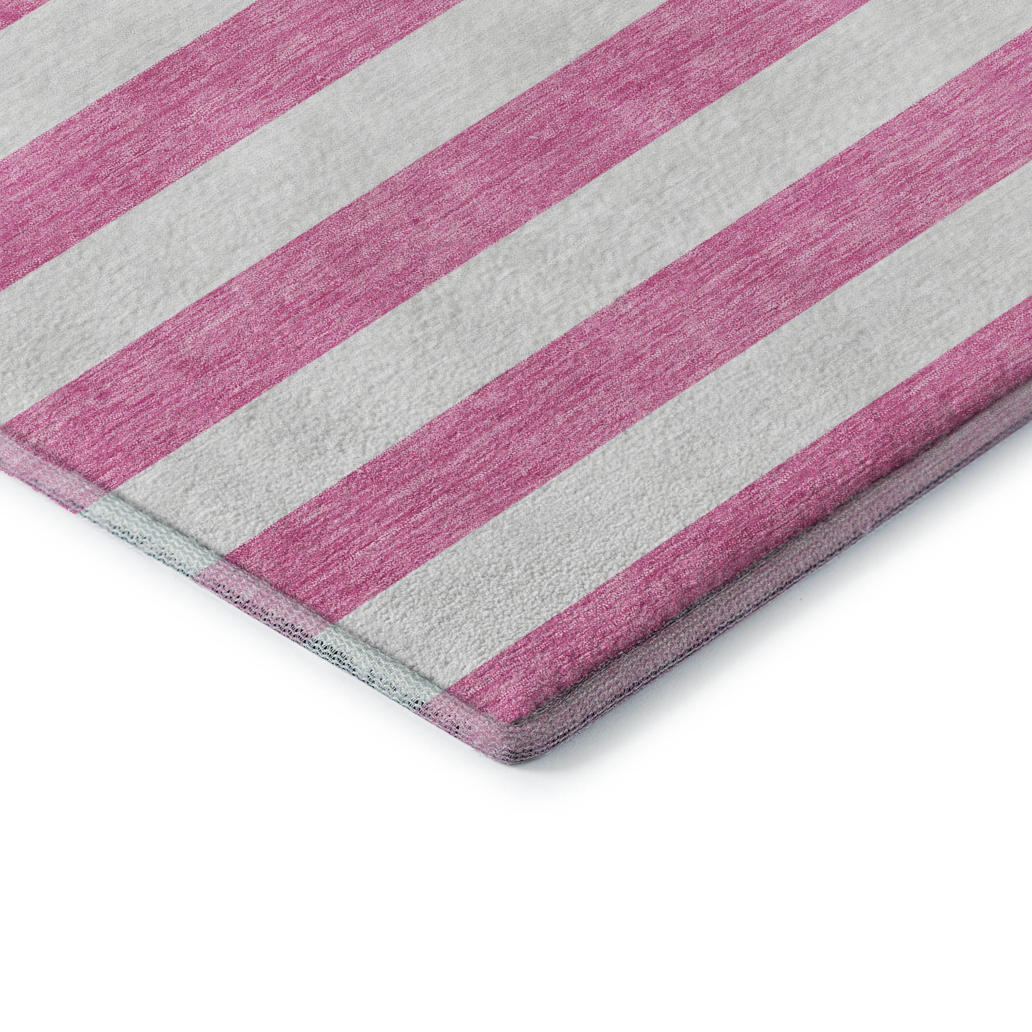 Budapest Machine Washable Transitional Pink Rug 1'8" x 2'6" #shape_Rectangle