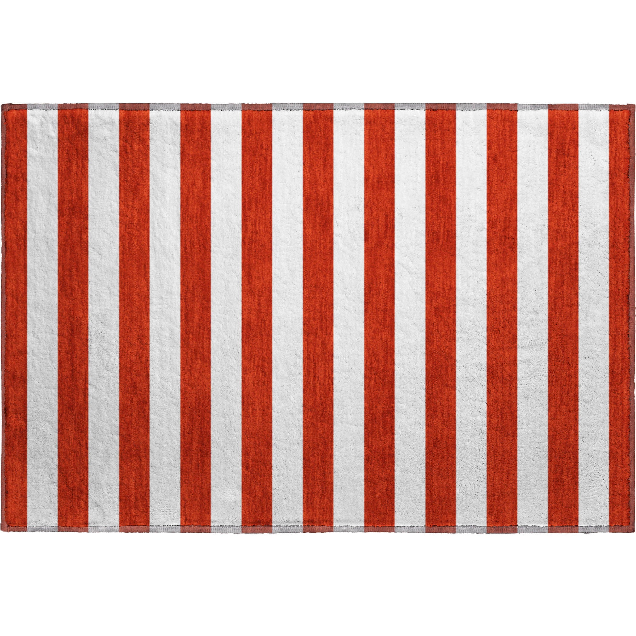 Budapest Machine Washable Transitional Red Rug 1'8" x 2'6" #shape_Rectangle