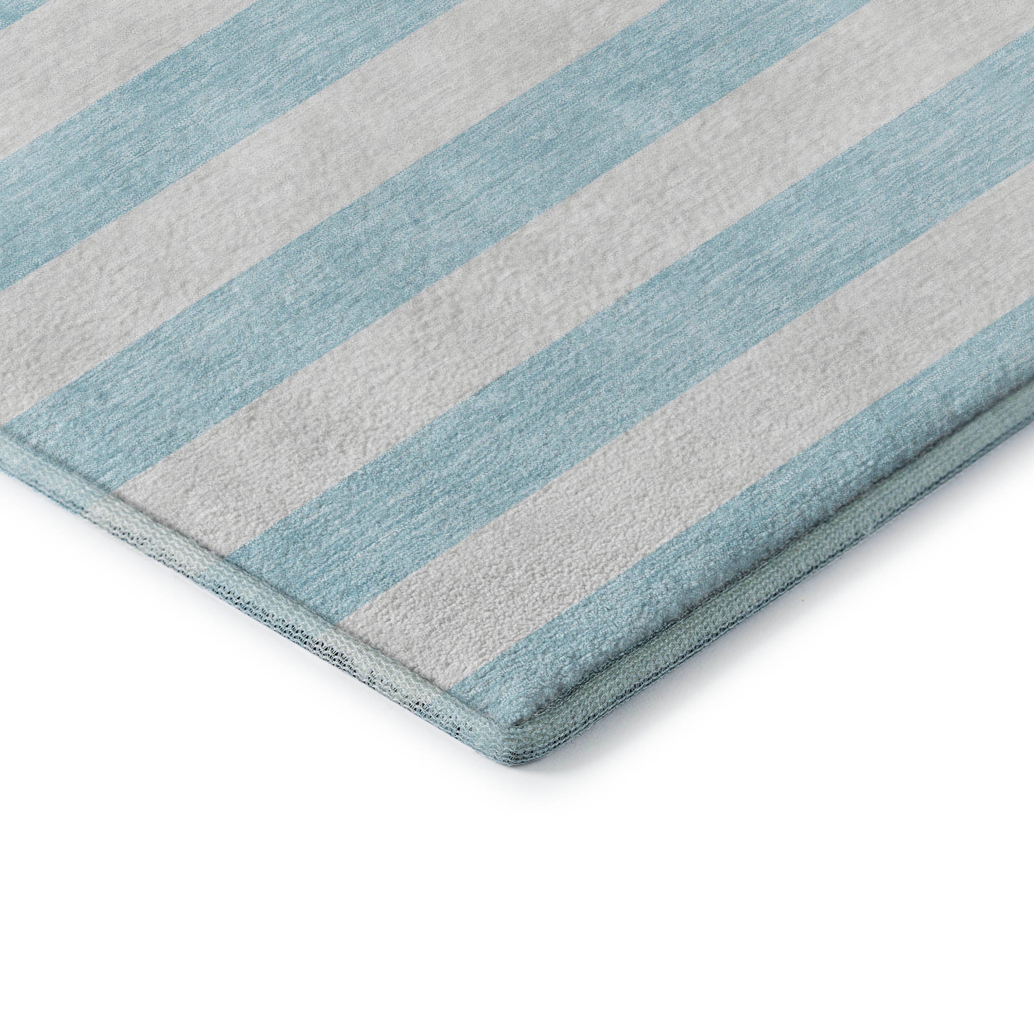 Budapest Machine Washable Transitional Sky Blue Rug 1'8" x 2'6" #shape_Rectangle