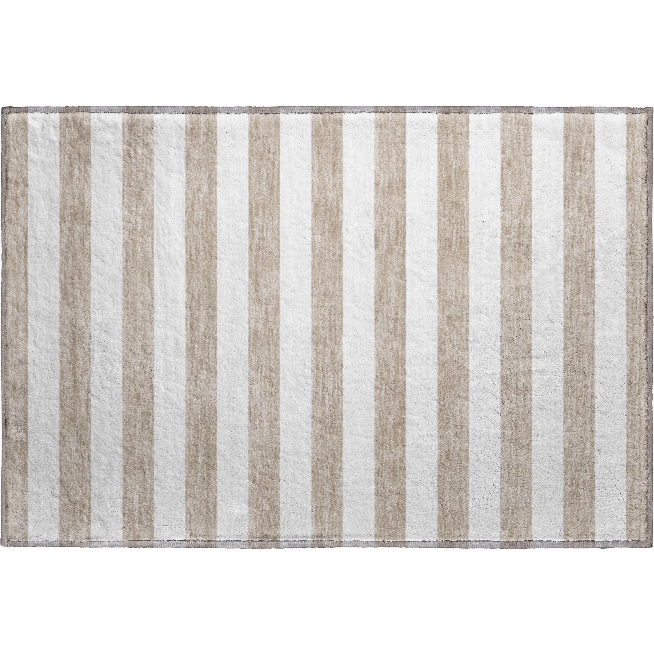 Budapest Machine Washable Transitional Taupe Brown Rug 1'8" x 2'6" #shape_Rectangle