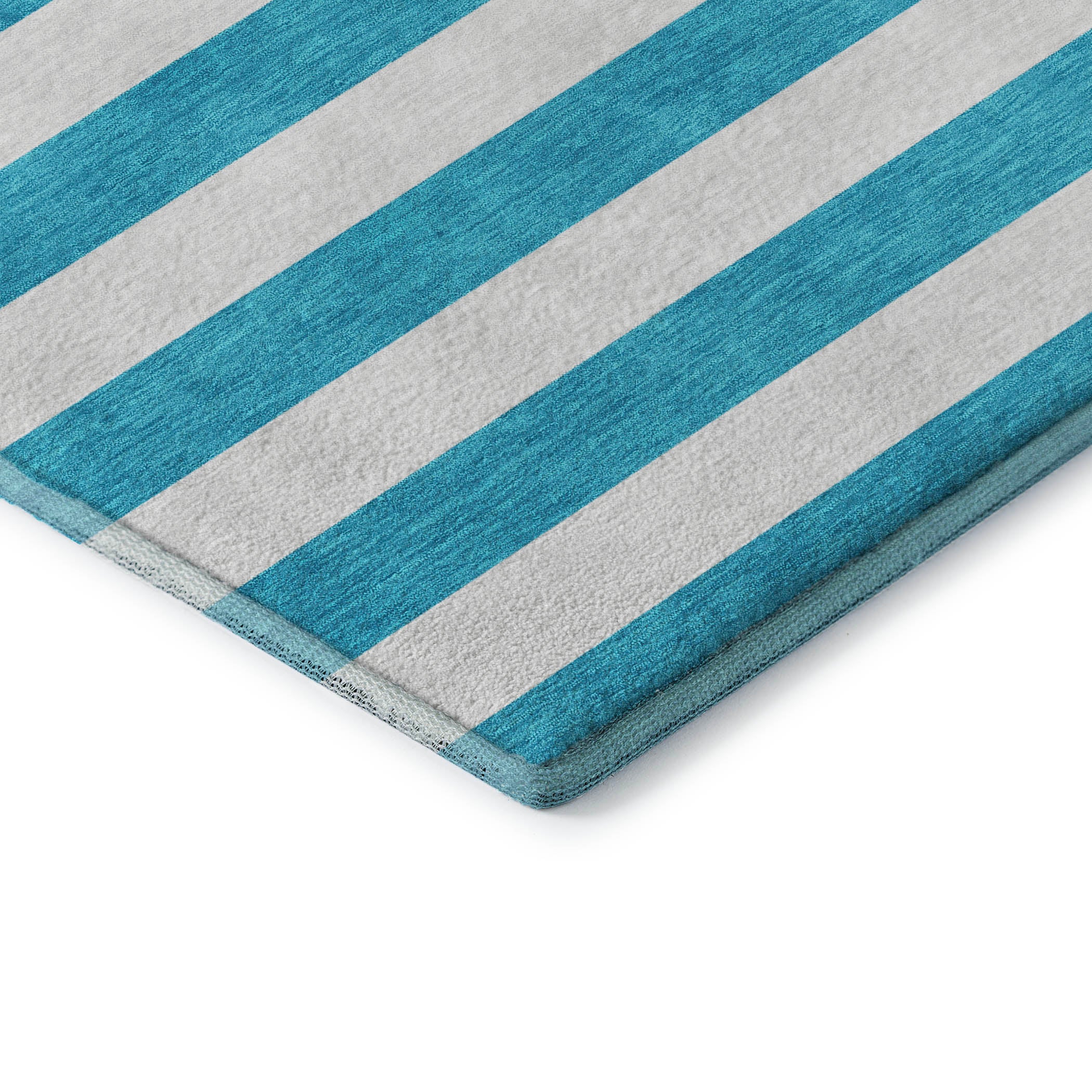 Budapest Machine Washable Transitional Teal Rug 1'8" x 2'6" #shape_Rectangle