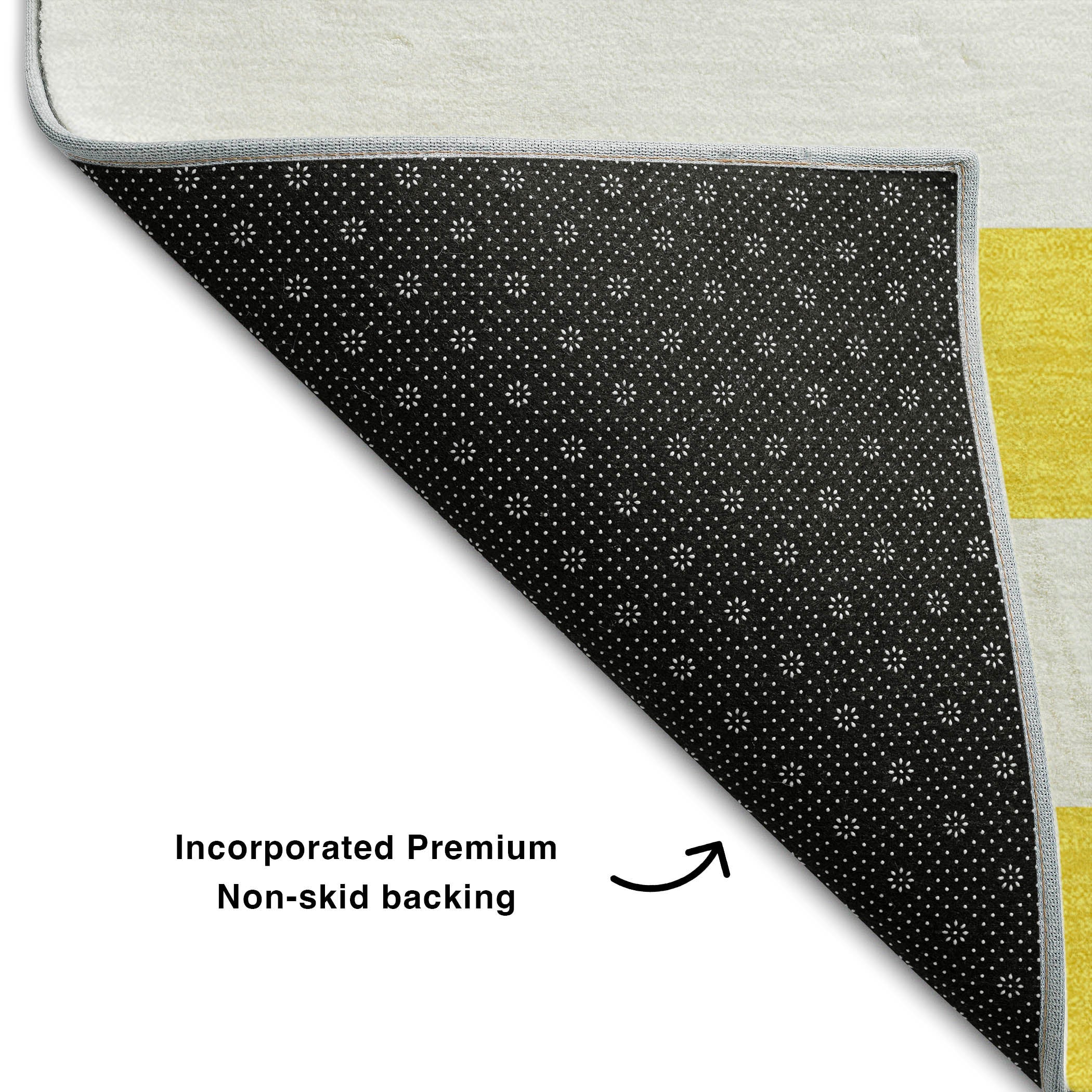 Budapest Machine Washable Transitional Yellow Gold Rug 1'8" x 2'6" #shape_Rectangle