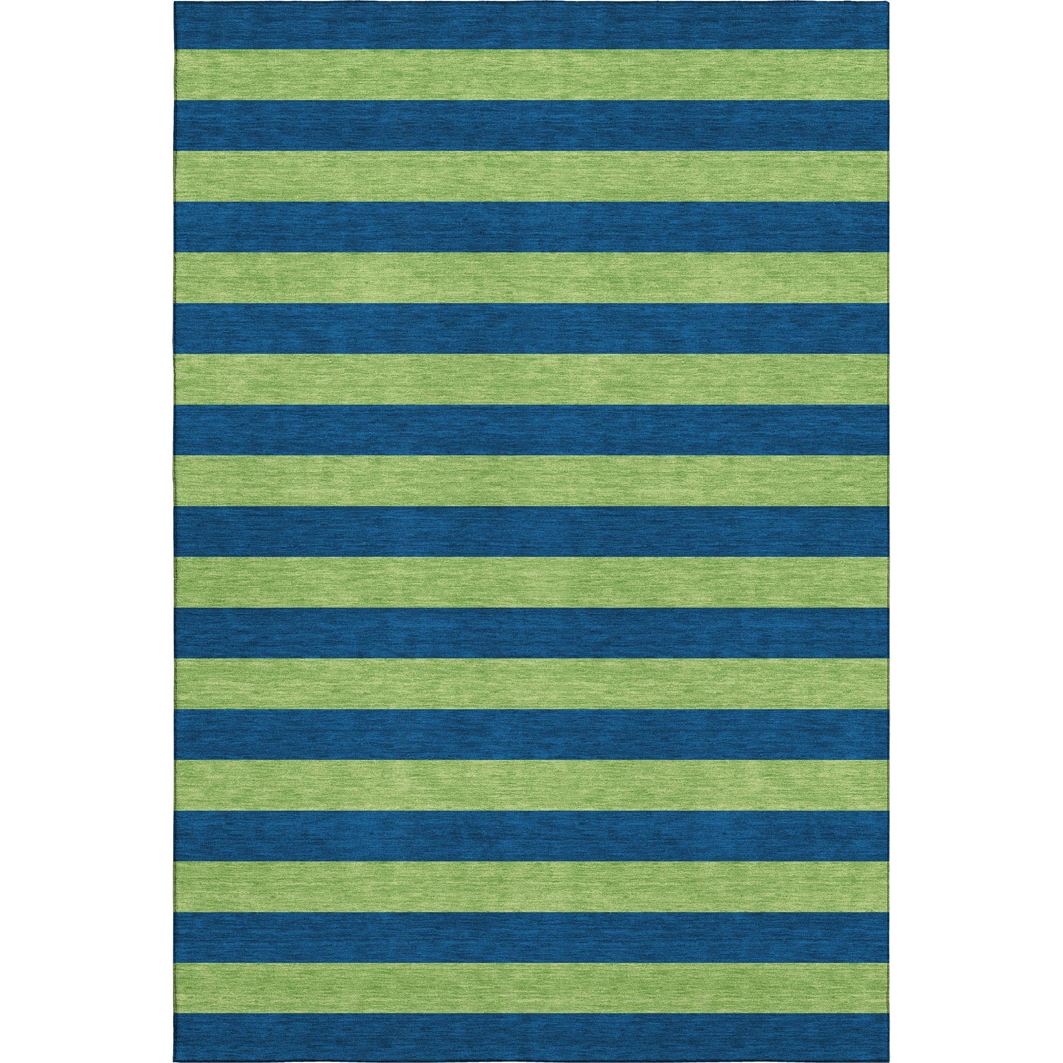 Dublin Machine Washable Transitional Navy Blue Rug 2'6" x 3'10" #shape_Rectangle