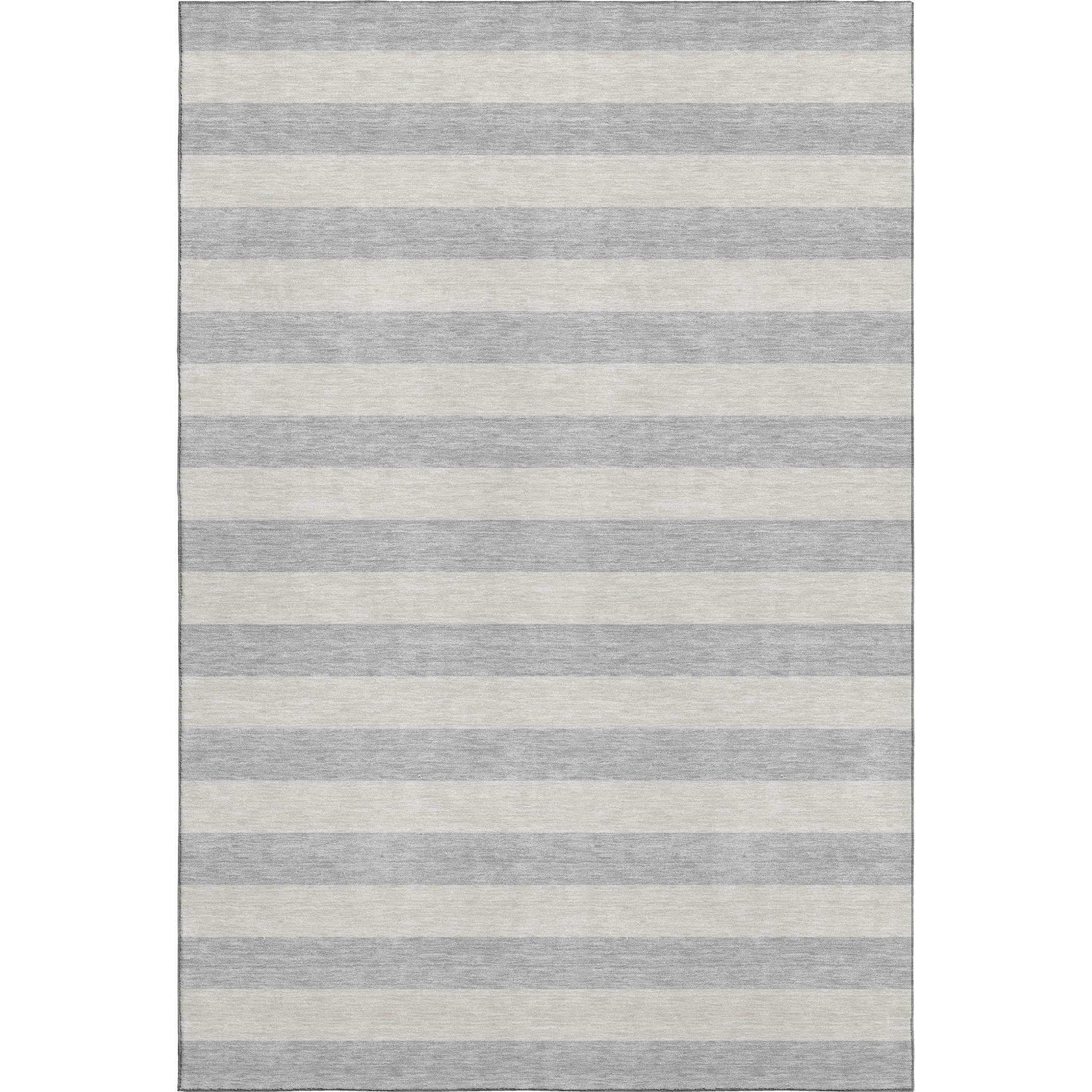 Dublin Machine Washable Transitional Pewter Gray Rug 2'6" x 3'10" #shape_Rectangle