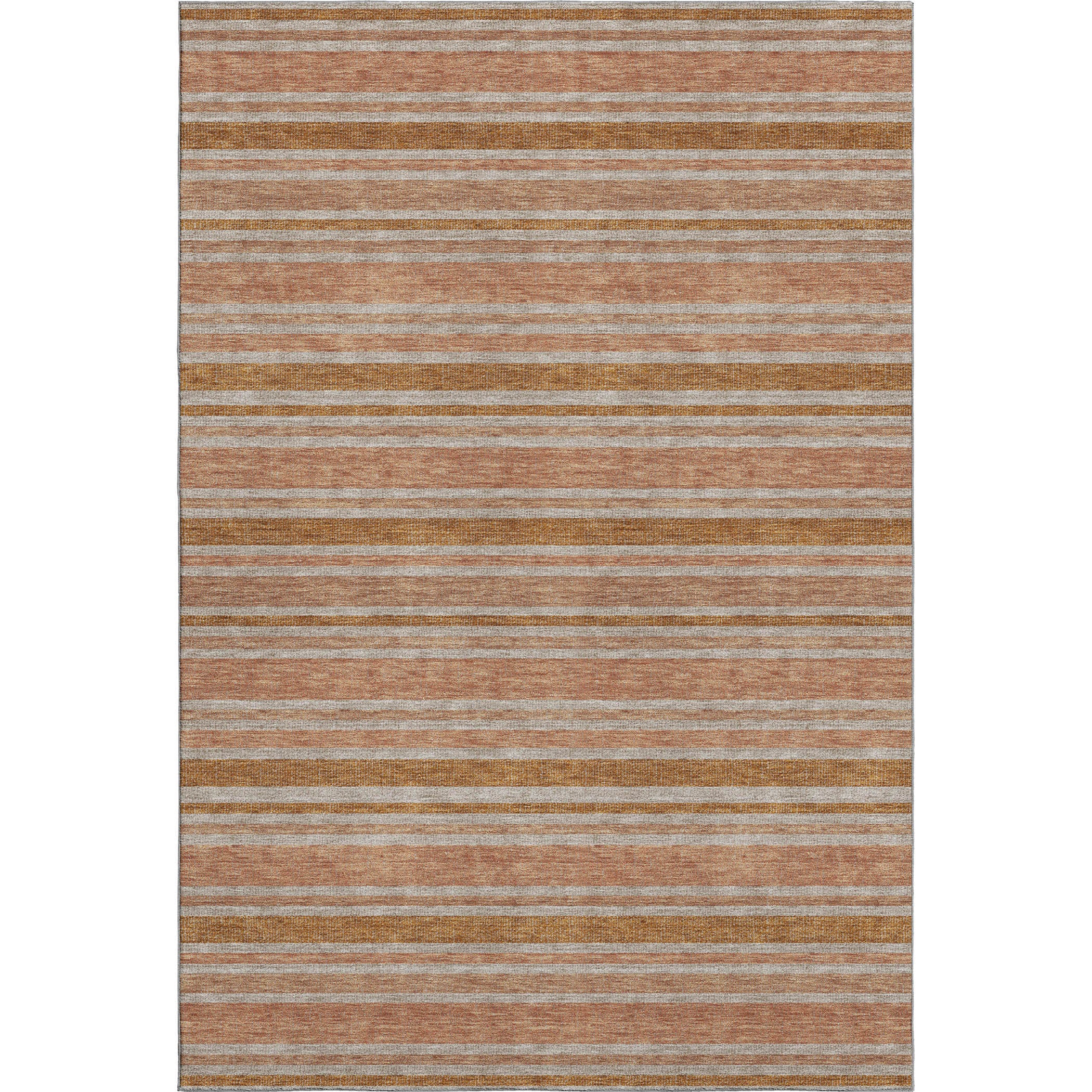 Bogota Machine Washable Transitional Paprika Orange Rug 2'6" x 3'10" #shape_Rectangle