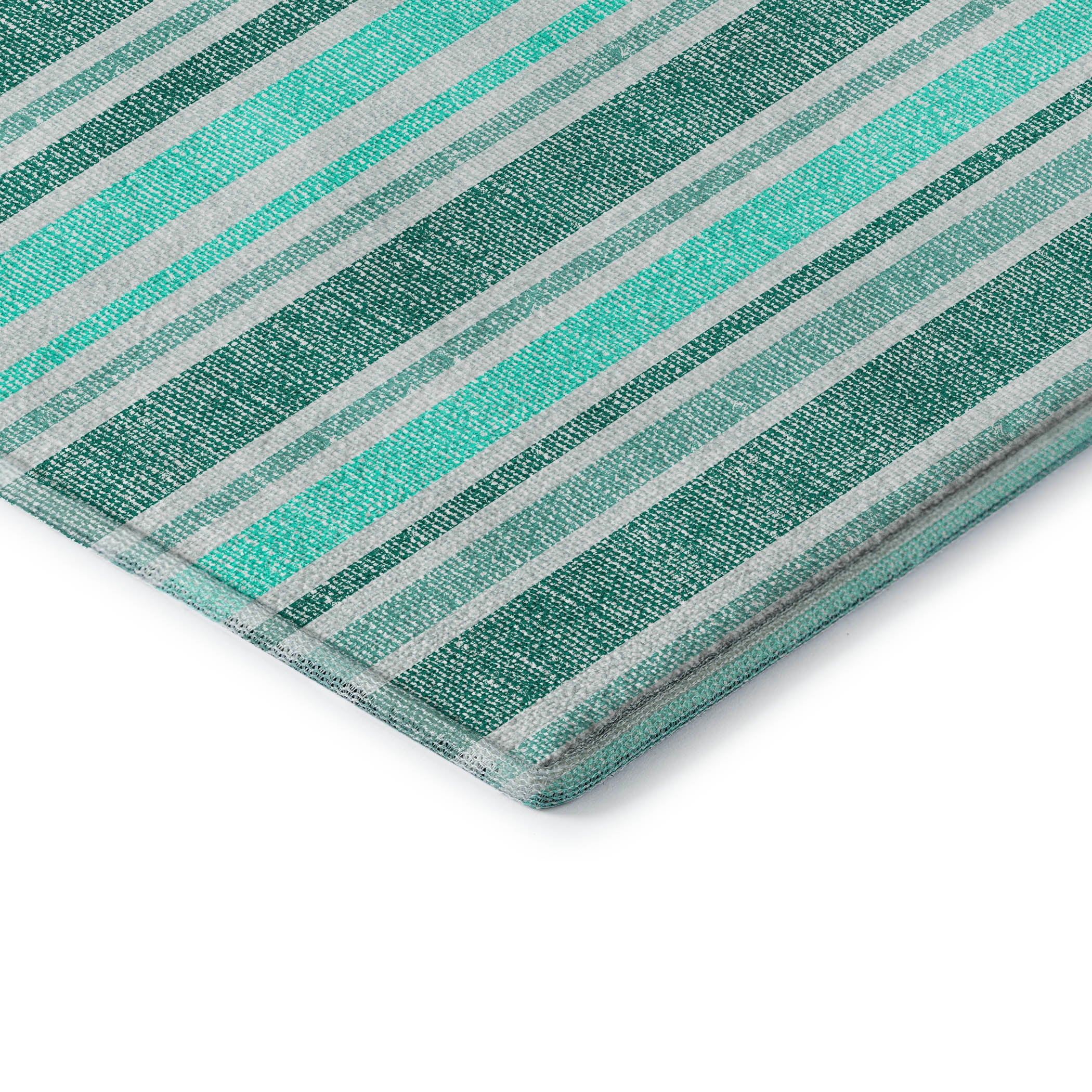 Bogota Machine Washable Transitional Turquoise Teal Rug 1'8" x 2'6" #shape_Rectangle