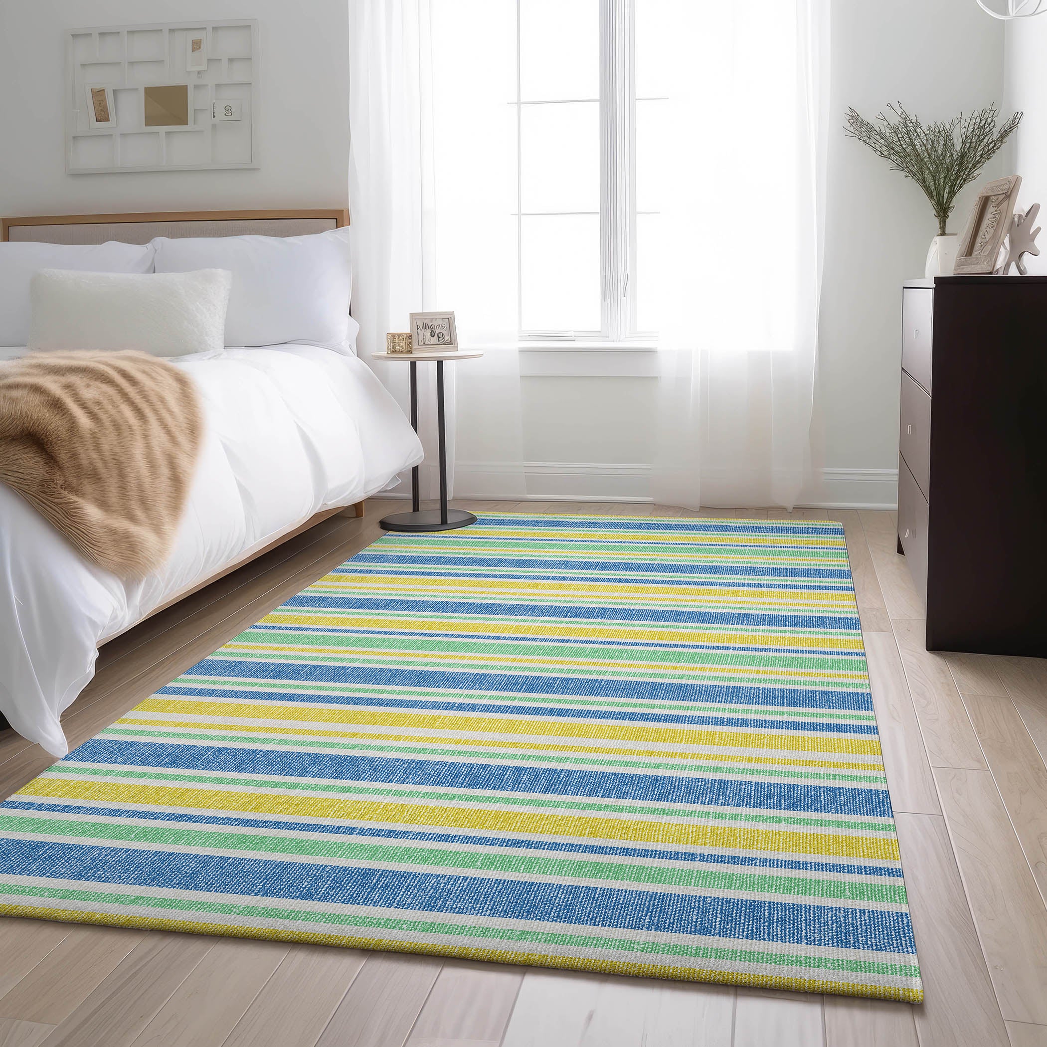 Bogota Machine Washable Transitional Yellow Gold Rug 2'6" x 3'10" #shape_Rectangle