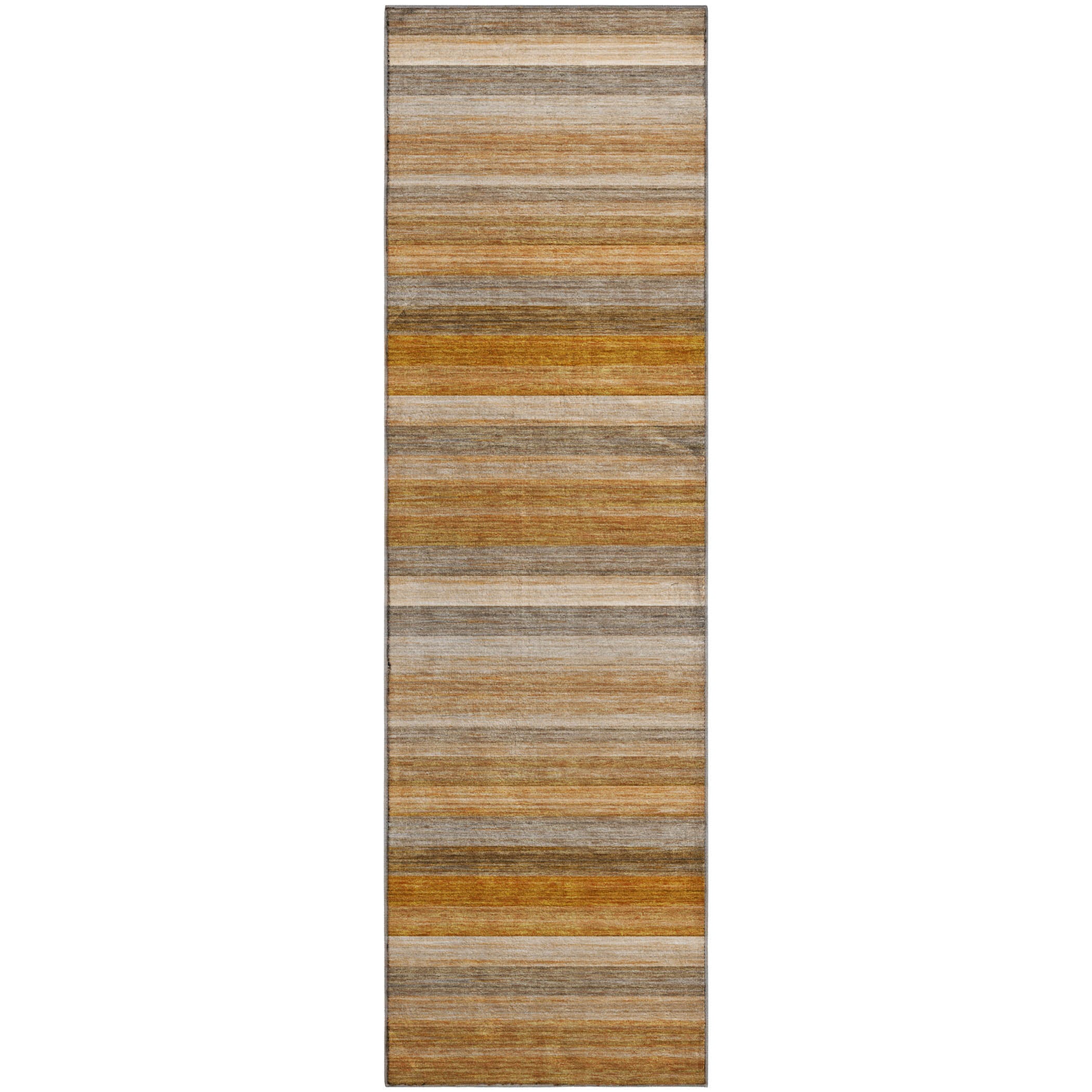 Chiang Mai Machine Washable Transitional Paprika Orange Rug 2'3" x 7'6" #shape_Runner