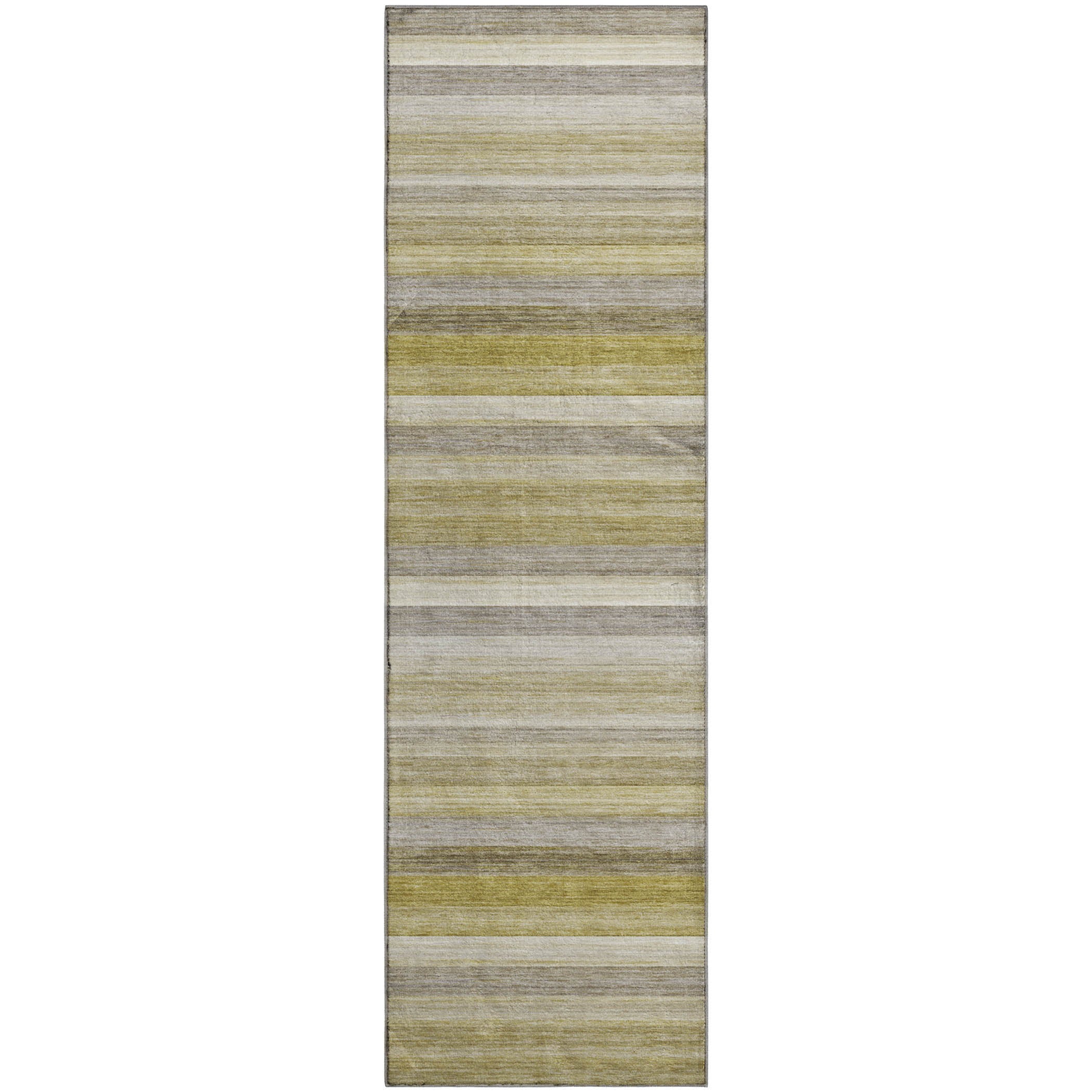 Chiang Mai Machine Washable Transitional Wheat Gold Rug 2'3" x 7'6" #shape_Runner