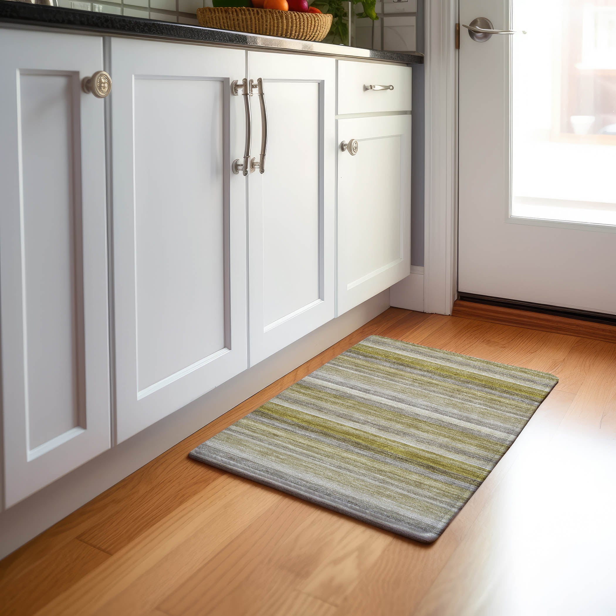 Chiang Mai Machine Washable Transitional Wheat Gold Rug 1'8" x 2'6" #shape_Rectangle