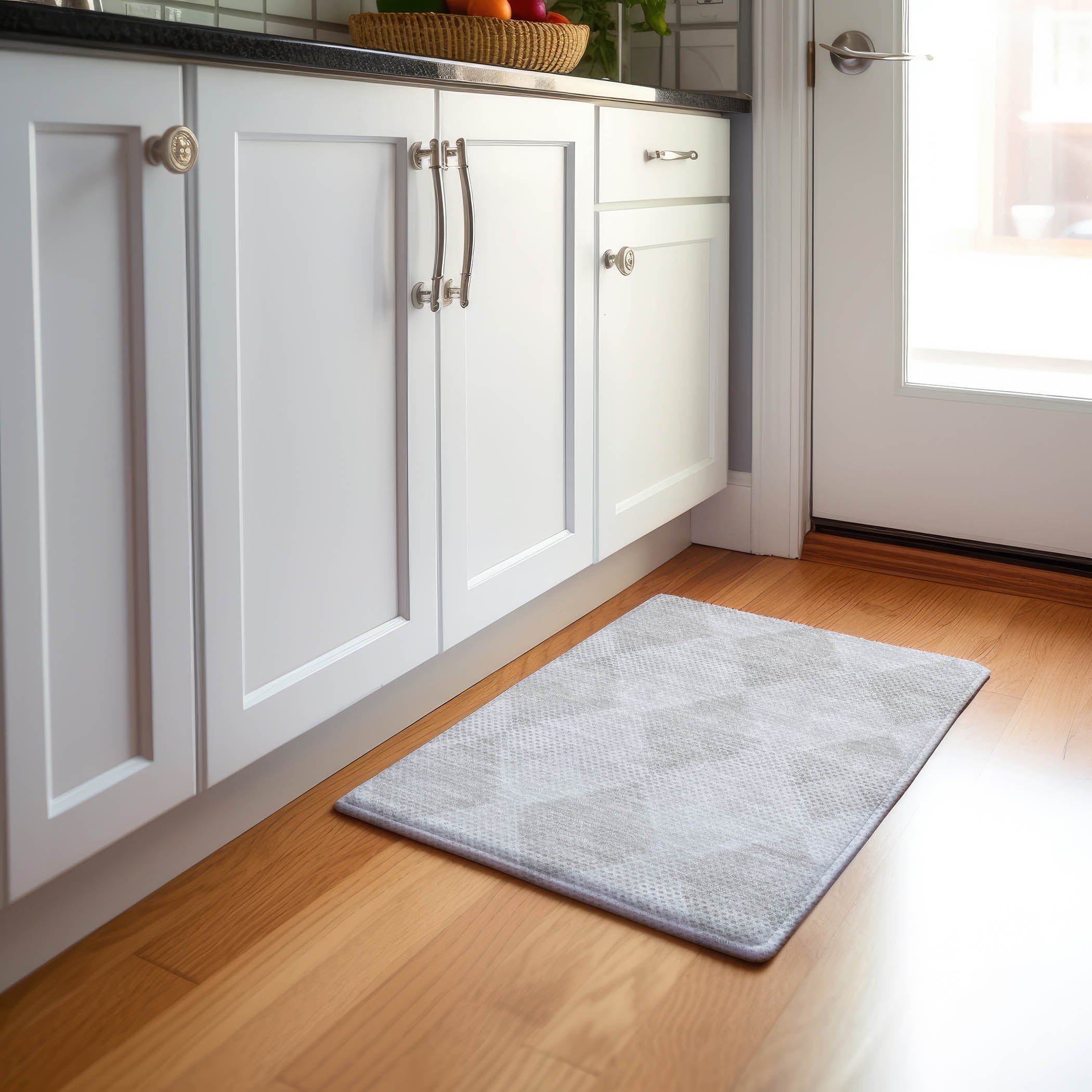Kyoto Machine Washable Transitional Ivory Rug 1'8" x 2'6" #shape_Rectangle