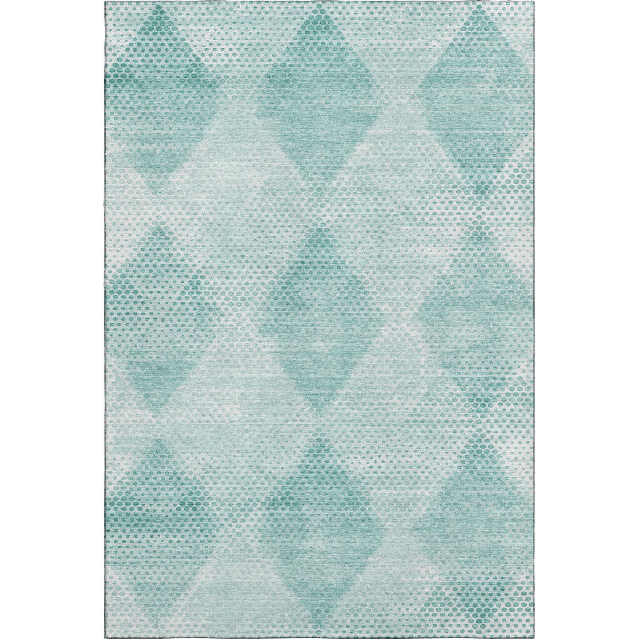 Kyoto Machine Washable Transitional Teal Rug 2'6" x 3'10" #shape_Rectangle