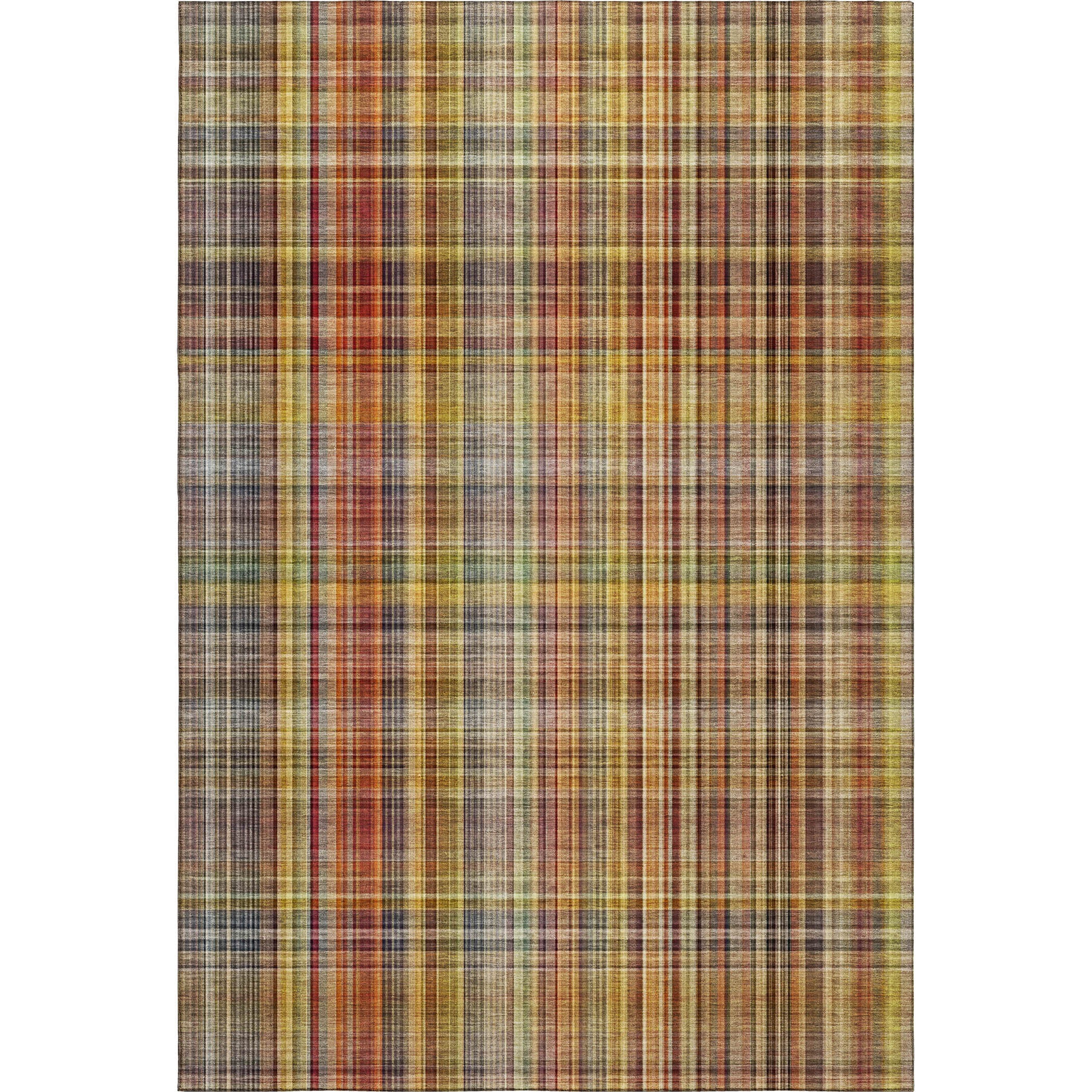 Tallinn Machine Washable Transitional Paprika Orange Rug 2'6" x 3'10" #shape_Rectangle