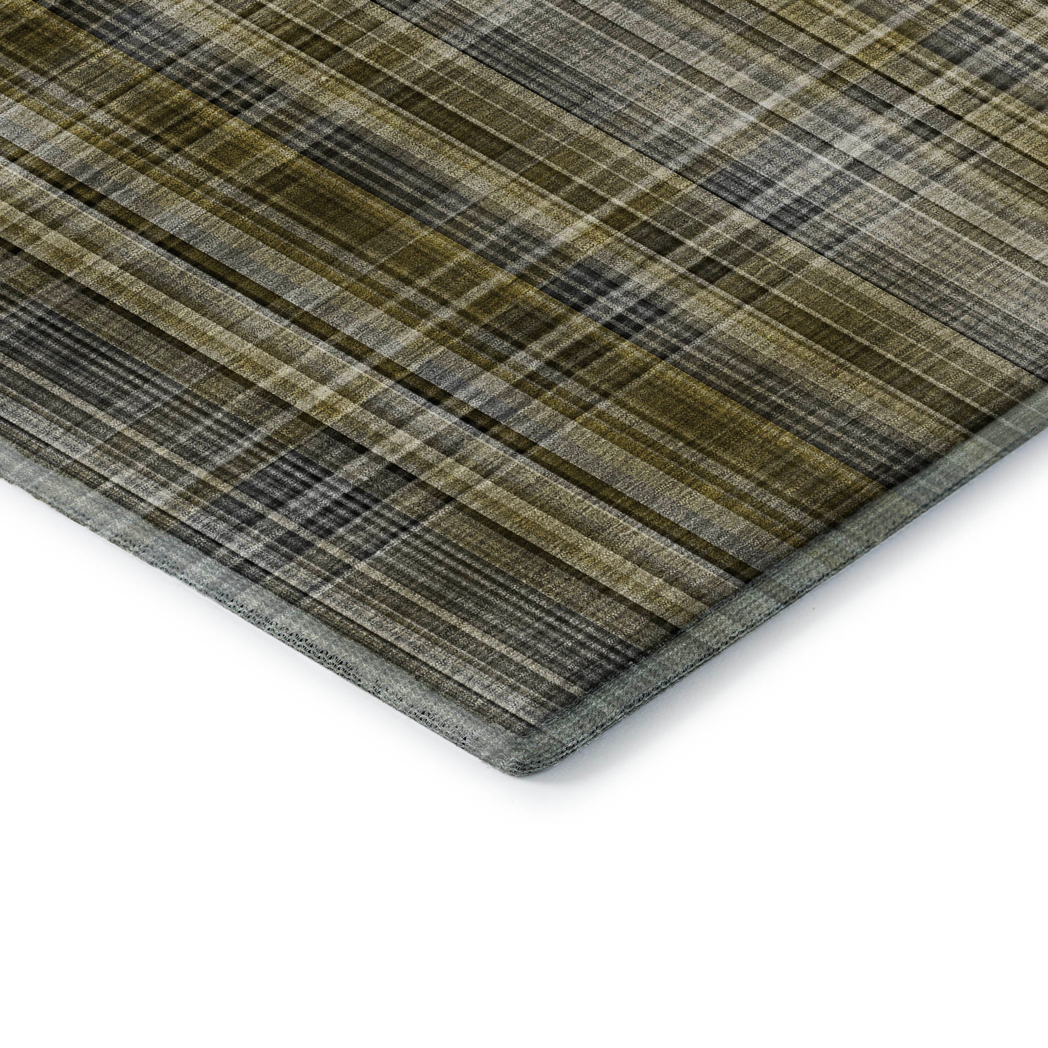 Tallinn Machine Washable Transitional Taupe Brown Rug 1'8" x 2'6" #shape_Rectangle