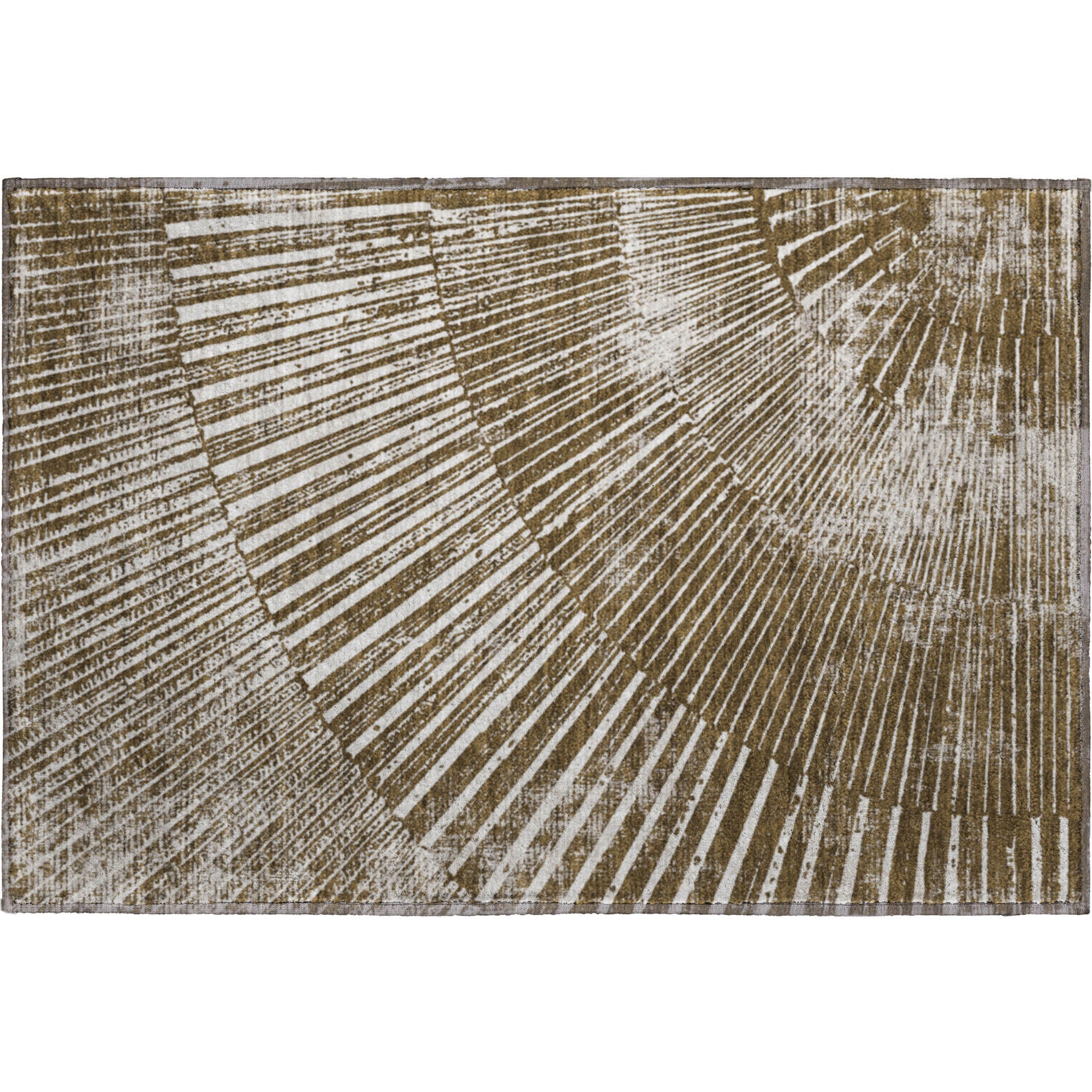 Split Machine Washable Transitional Chocolate Brown Rug 1'8" x 2'6" #shape_Rectangle