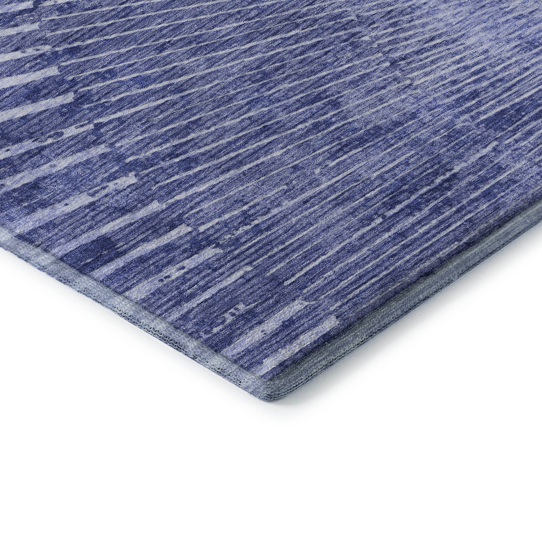 Split Machine Washable Transitional Navy Blue Rug 1'8" x 2'6" #shape_Rectangle