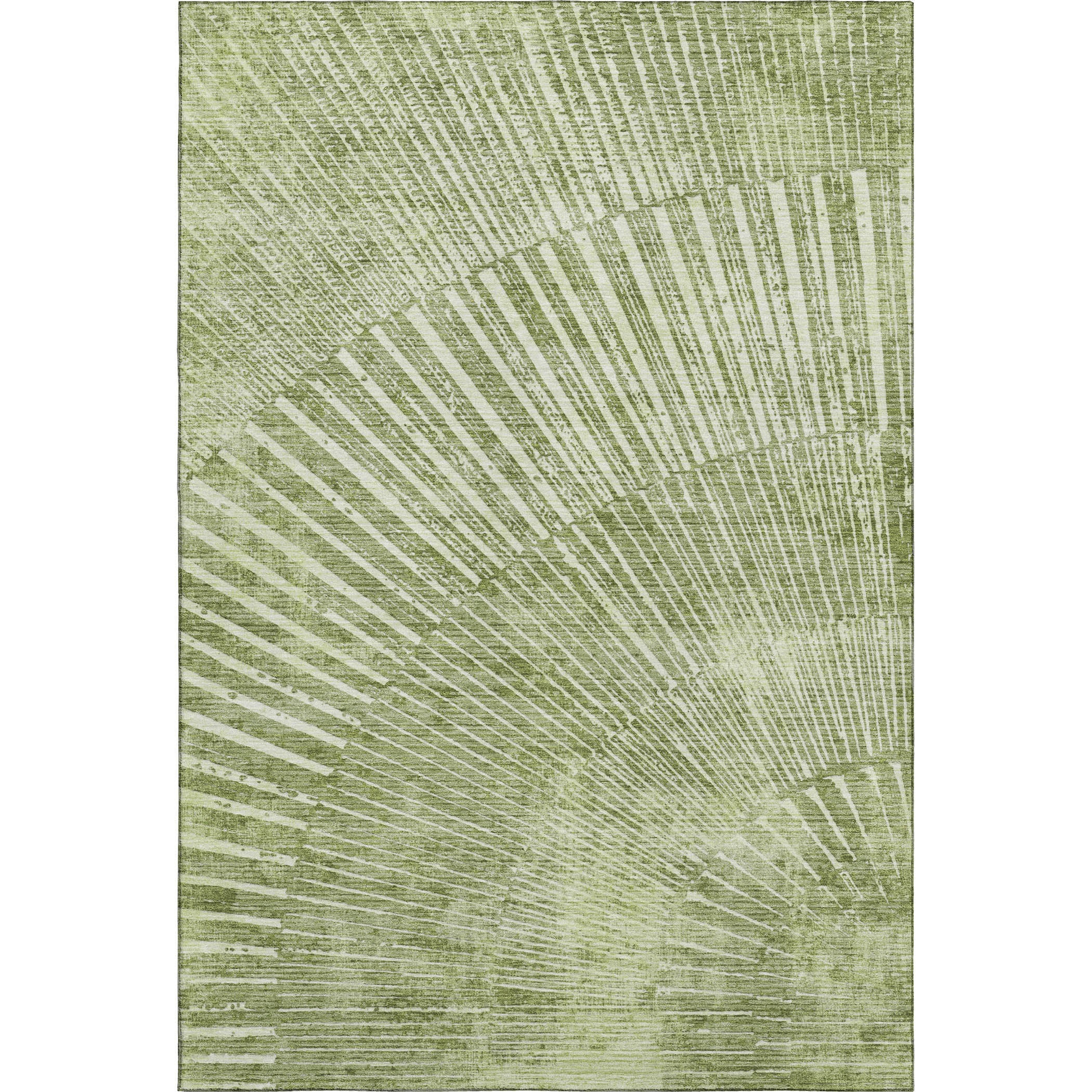 Split Machine Washable Transitional Sage Green Rug 2'6" x 3'10" #shape_Rectangle