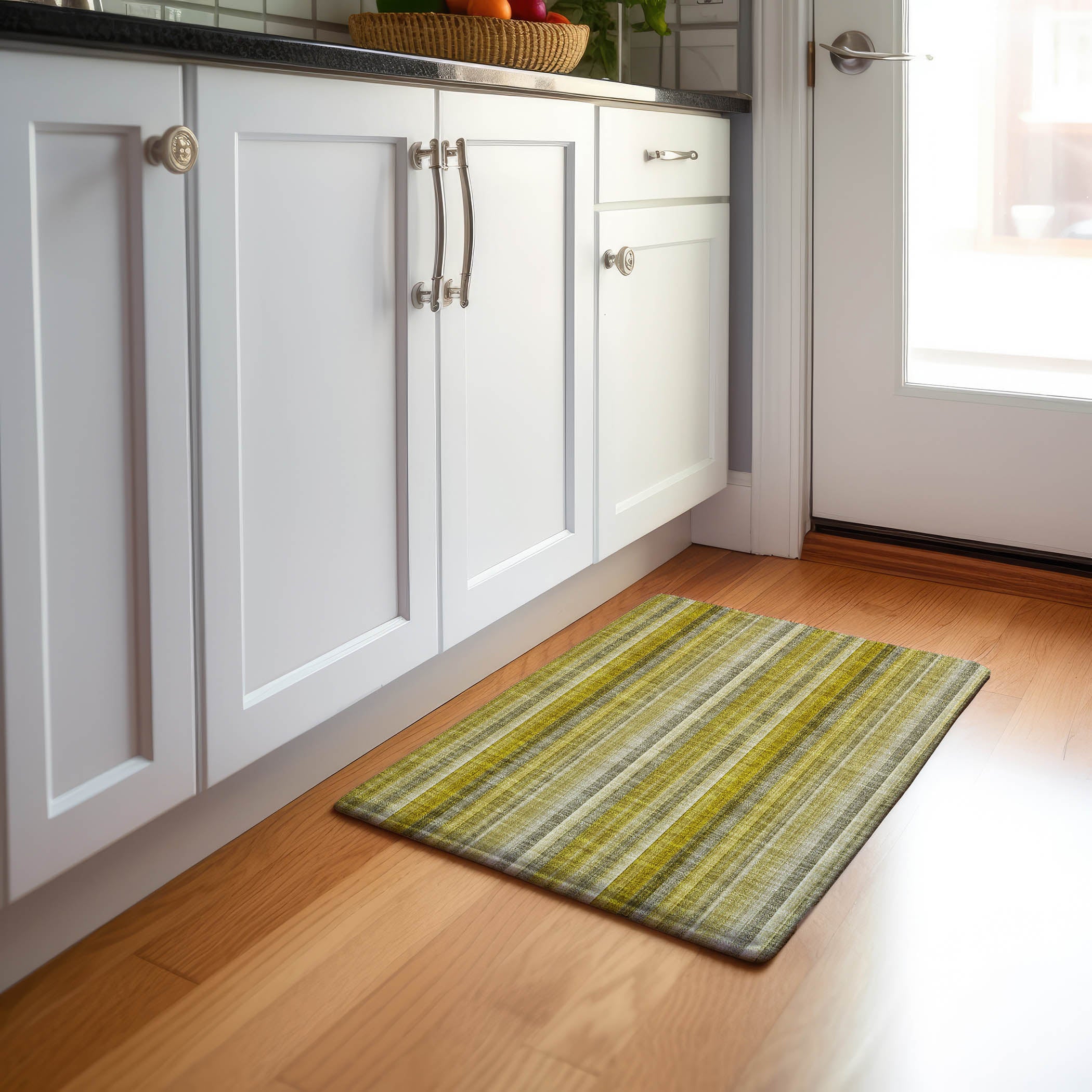 Siena Machine Washable Transitional Gold Rug 1'8" x 2'6" #shape_Rectangle