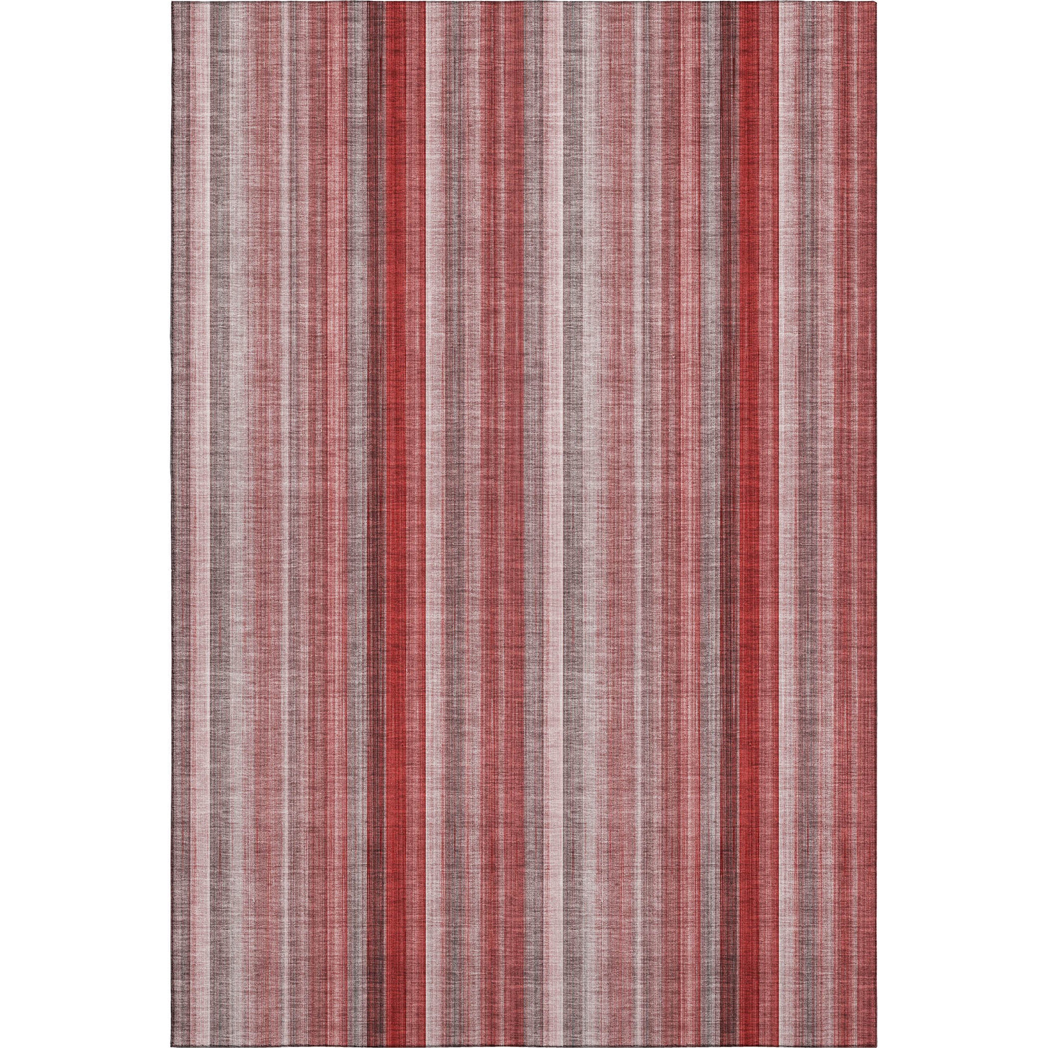Siena Machine Washable Transitional Red Rug 2'6" x 3'10" #shape_Rectangle