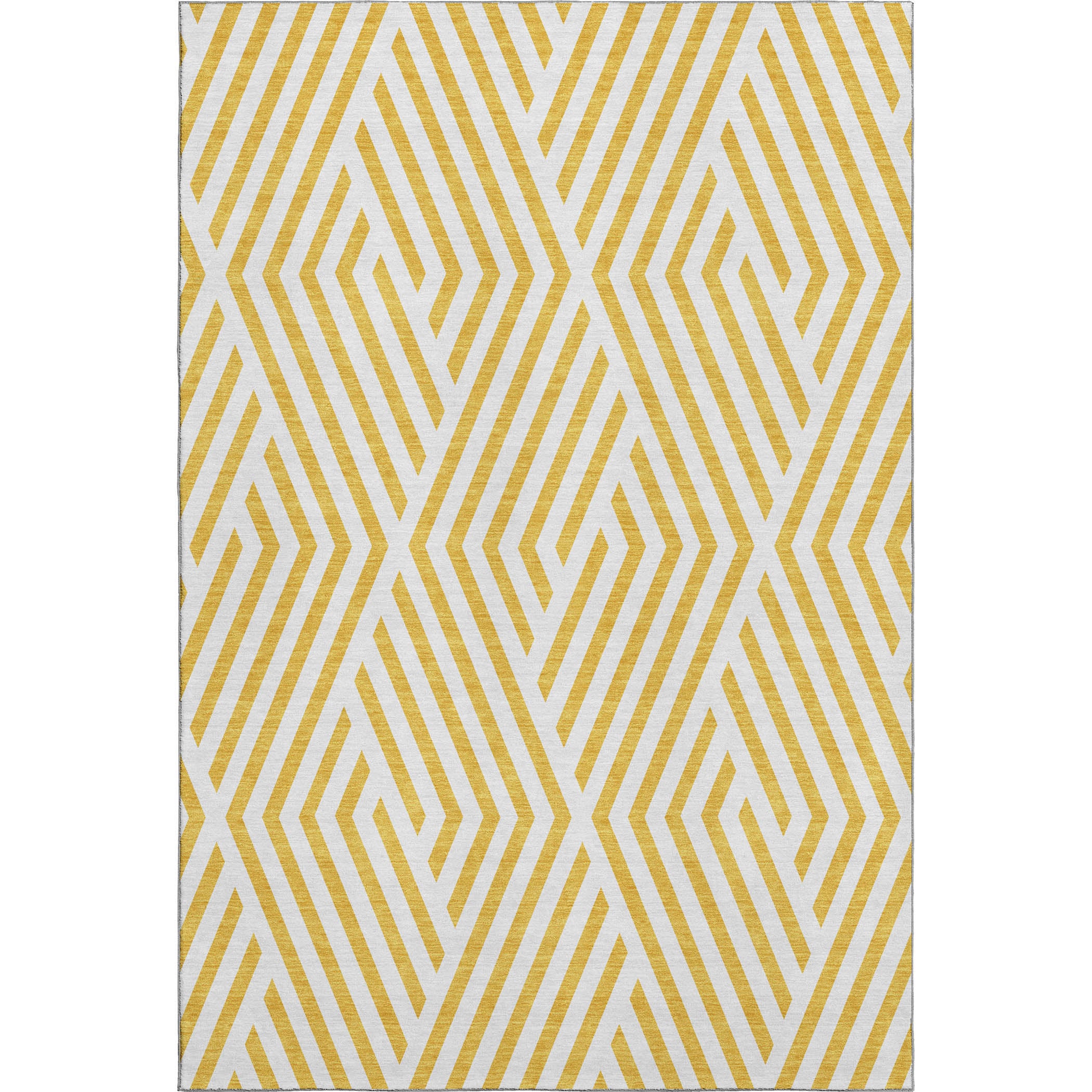 Oaxaca Machine Washable Transitional Yellow Gold Rug 2'6" x 3'10" #shape_Rectangle