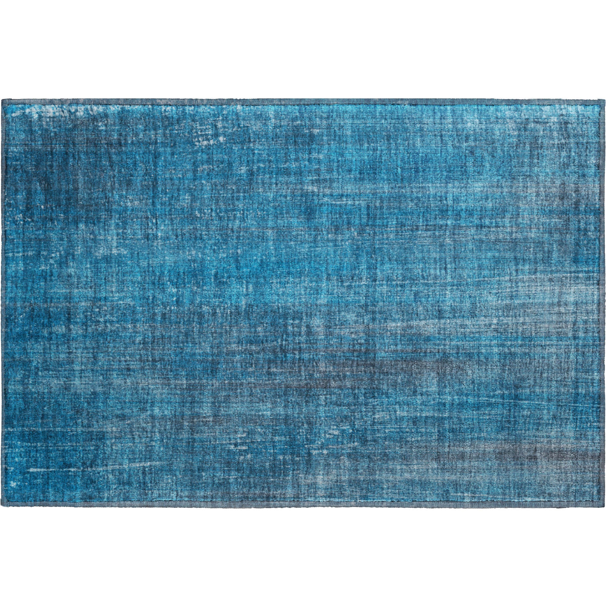 Budapest Machine Washable Transitional Blue Rug 1'8" x 2'6" #shape_Rectangle