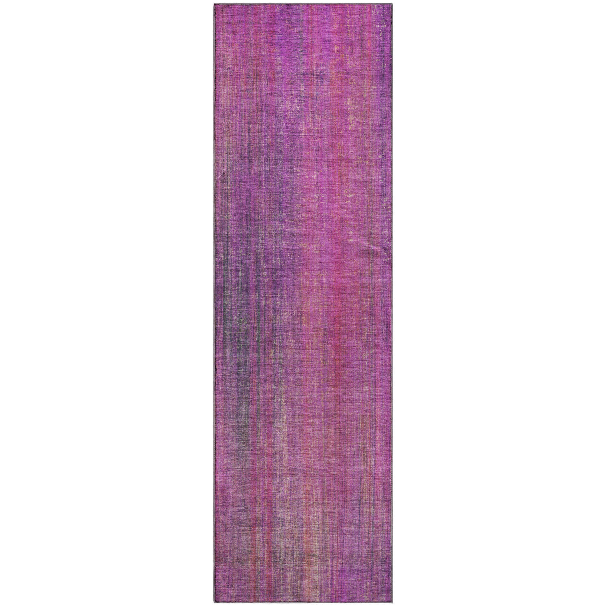 Budapest Machine Washable Transitional Lilac Purple Rug 2'3" x 7'6" #shape_Runner