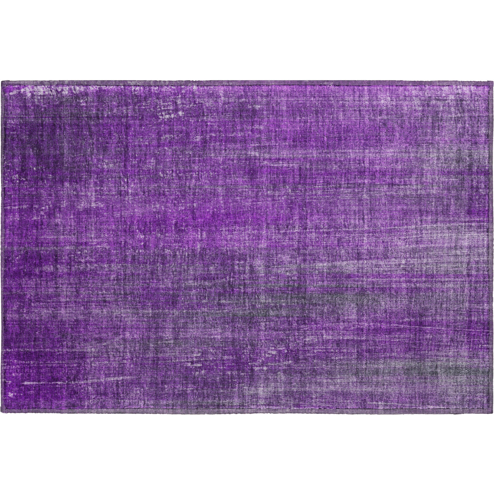 Budapest Machine Washable Transitional Purple Rug 1'8" x 2'6" #shape_Rectangle
