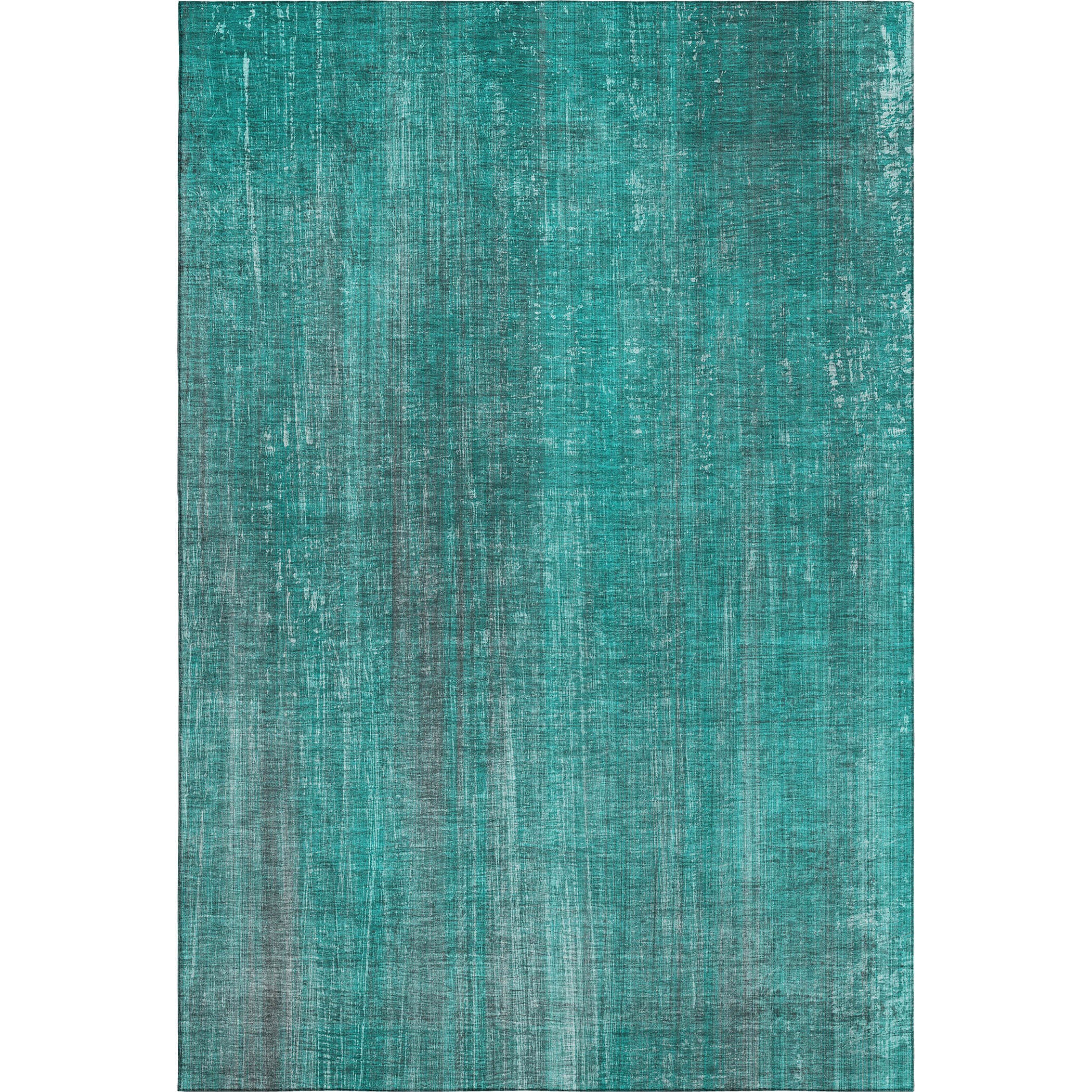 Budapest Machine Washable Transitional Teal Rug 2'6" x 3'10" #shape_Rectangle