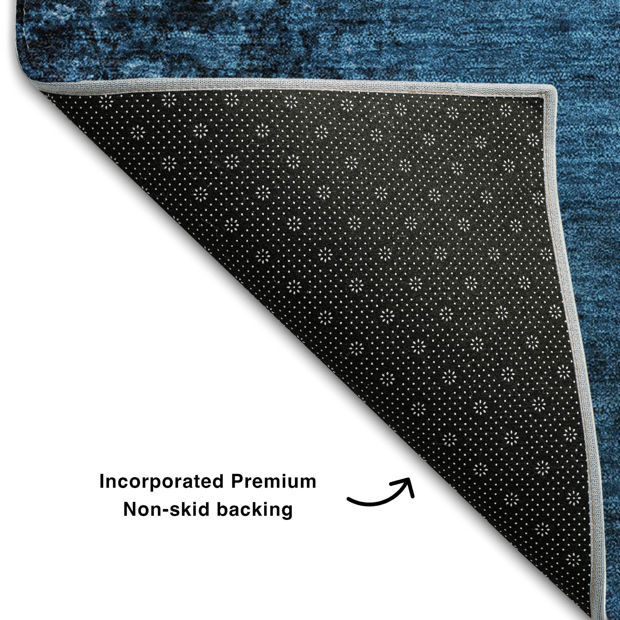 Jaipur Machine Washable Transitional Navy Blue Rug 1'8" x 2'6" #shape_Rectangle